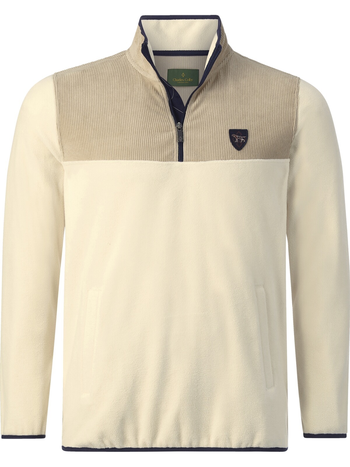 Charles Colby Sweatjacke »Fleece-Sweatshirt DUKE DILLEN«