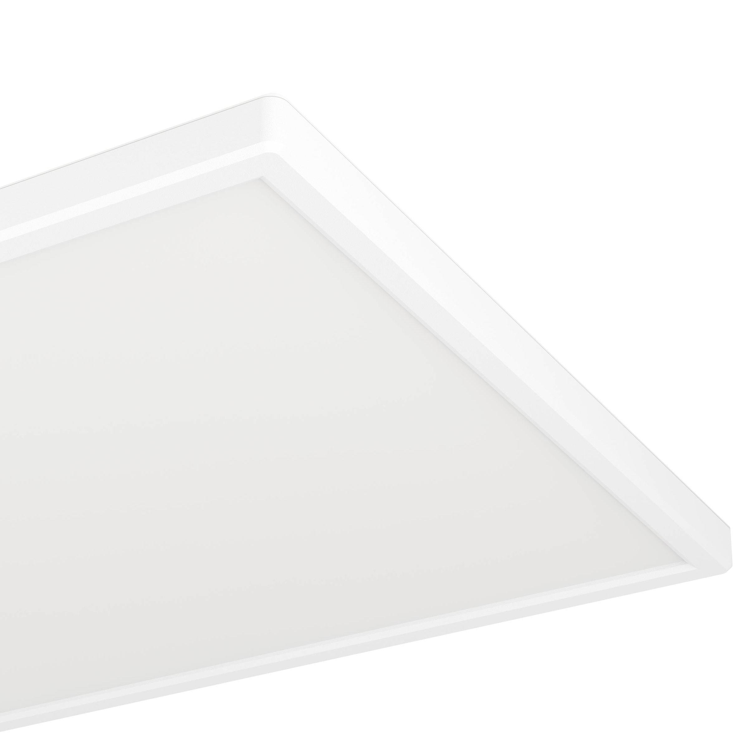 EGLO Deckenleuchte »Rovito-Z Deckenlampe, IP44, Badezimmerlampe aus Kunststoff, Lampe« LED-Modul 1 Stk. Kaltweiß | Neutralweiß | Warmweiß Wand-/Deckenleuchte - L57 x B30 x H3 cm - weiß - 17,2W inkl.