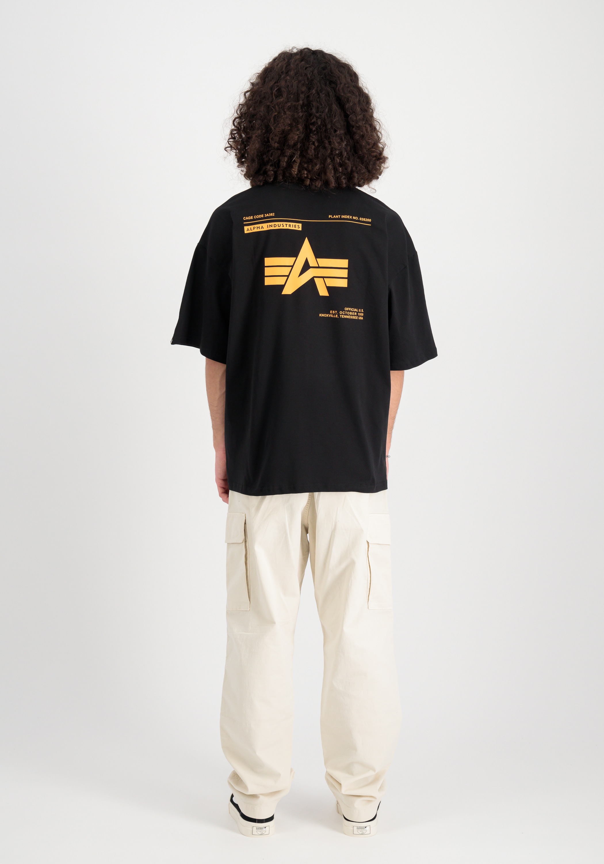 Alpha Industries T-Shirt »Alpha Industries Men - T-Shirts Logo Backprint T-Shirt«