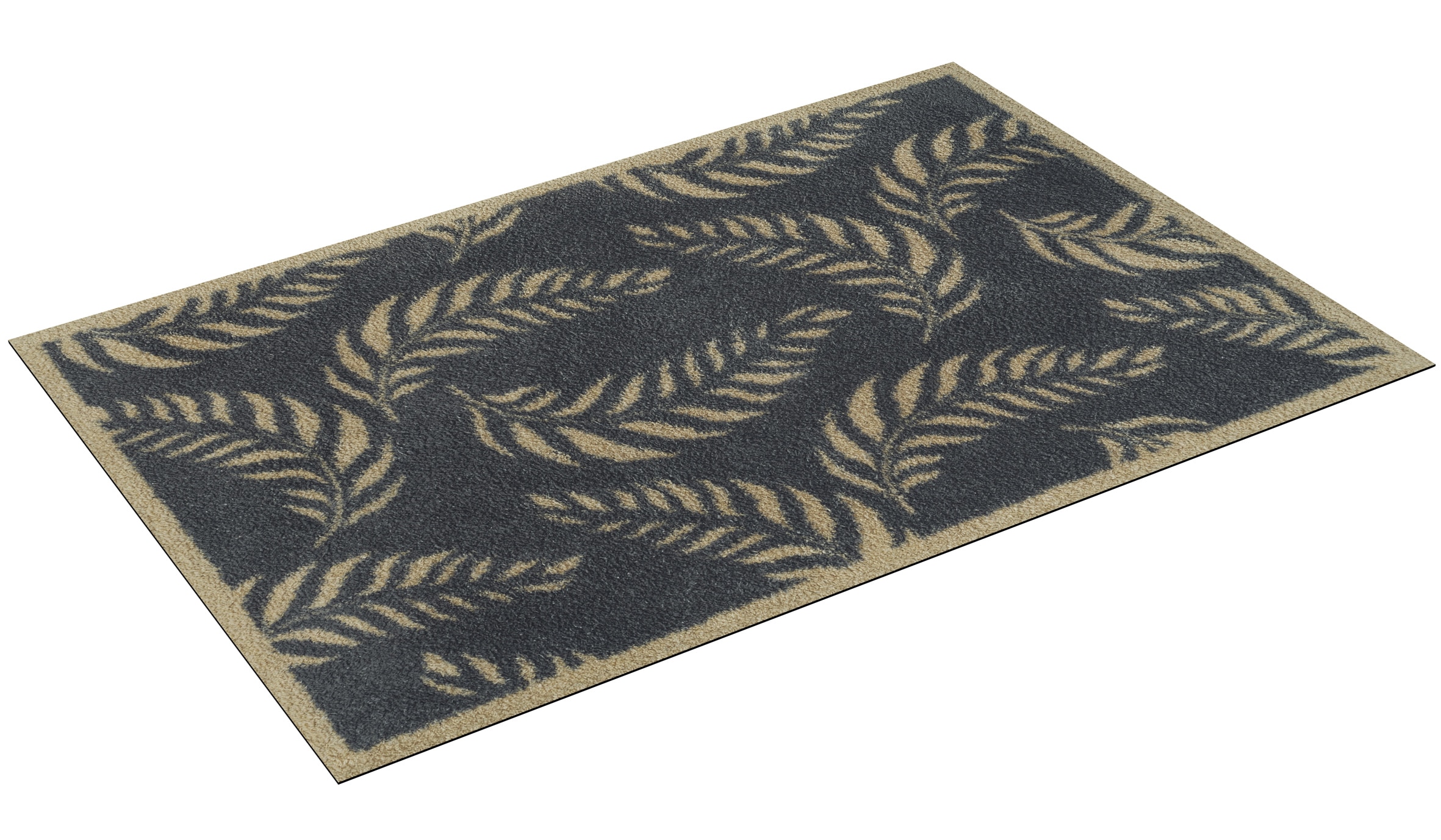 Turtle Mat Fußmatte »Leaf Scroll«, rechteckig, 9 mm Höhe