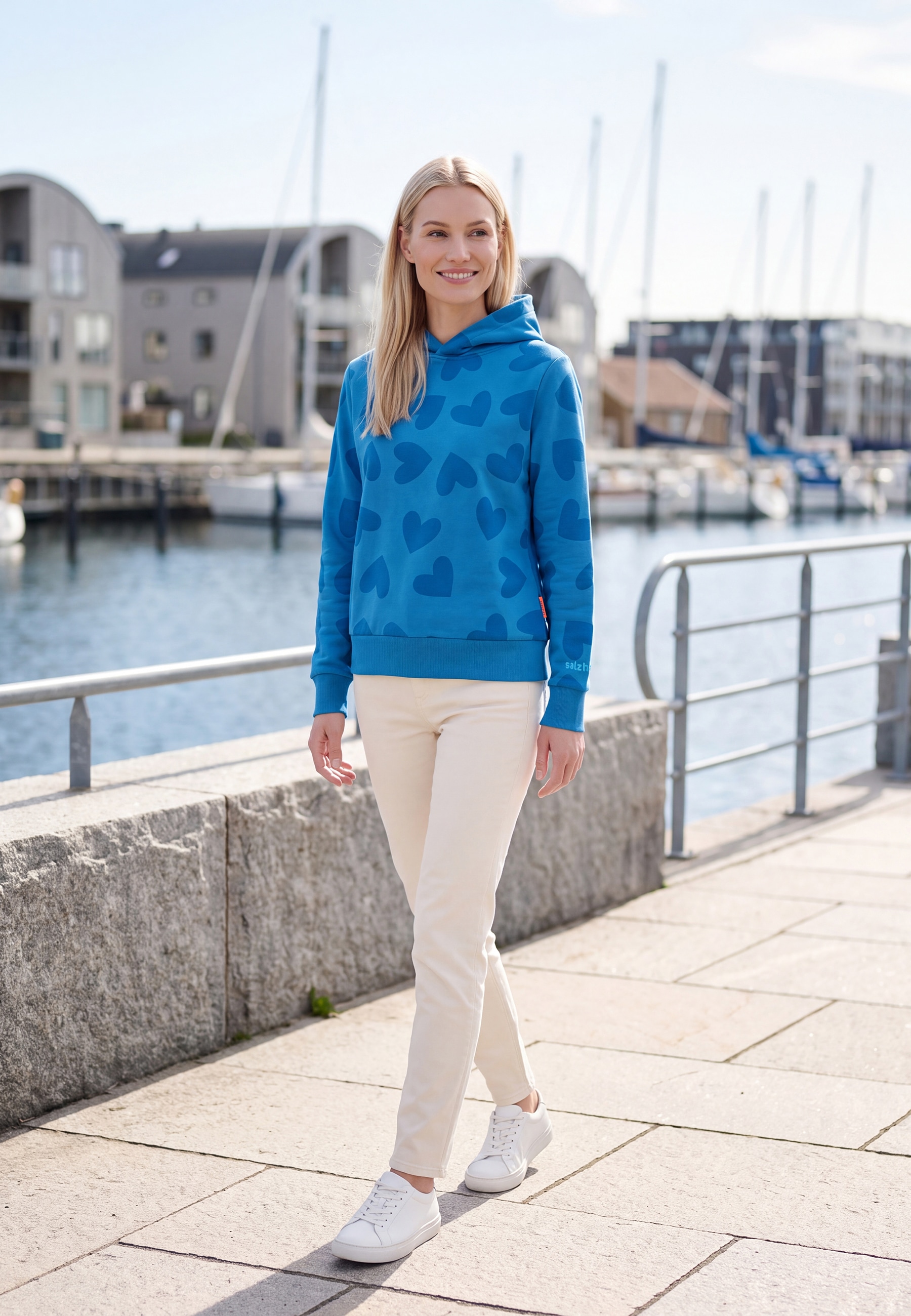 salzhaut Kapuzenpullover »Hoodie DACKLATTN«