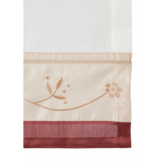 my home Raffrollo »Sorel«, mit Klettband, Transparent, Bestickt, Polyester  kaufen bei OTTO