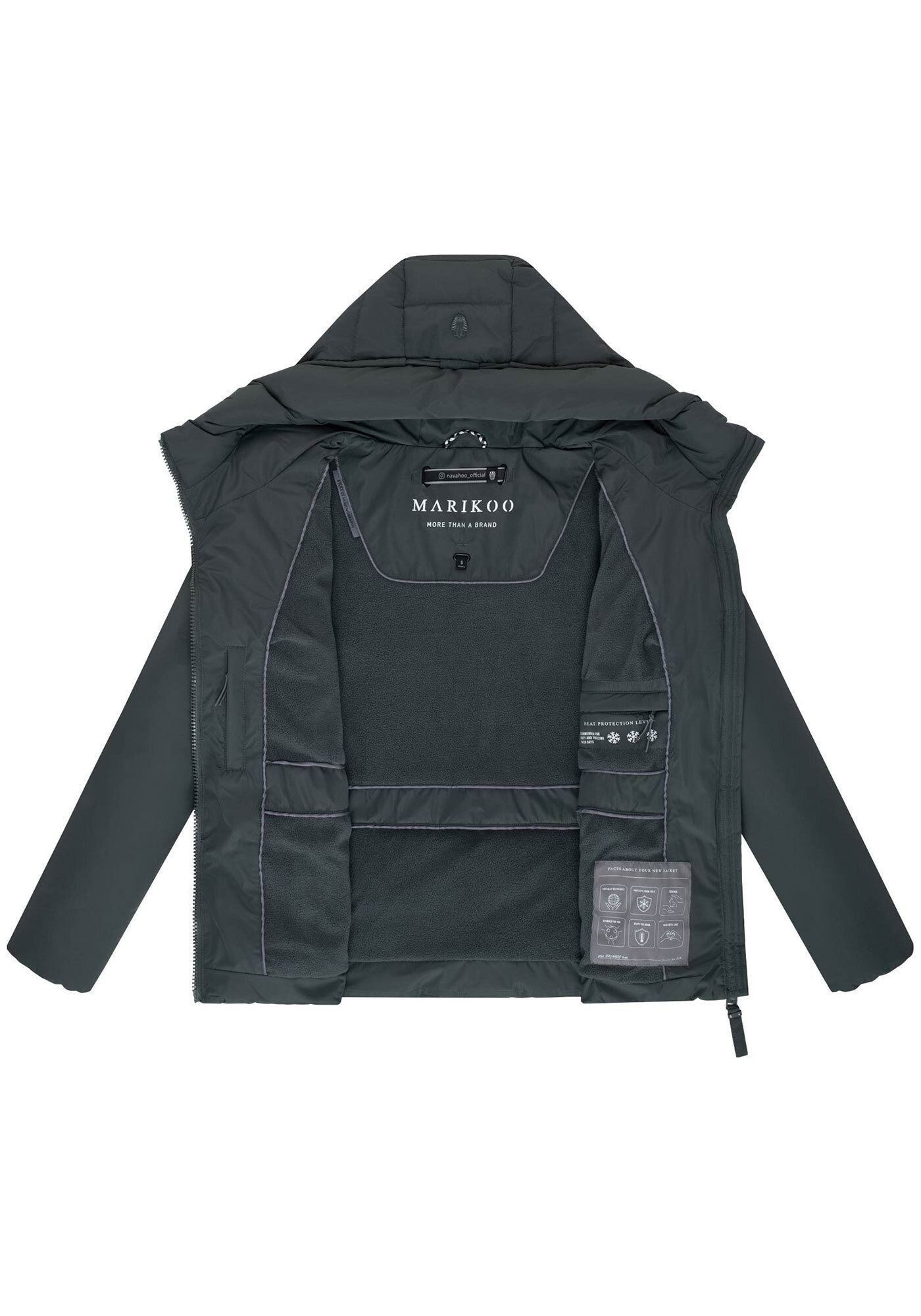 Marikoo Winterjacke »Marikoo Himee Damen Winter Herbst Steppjacke N073«