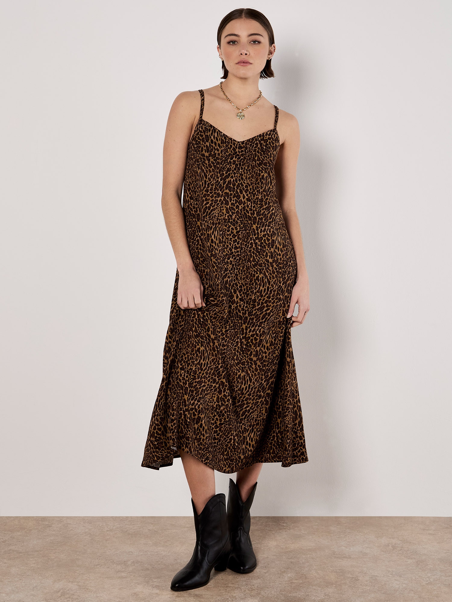 Apricot Maxikleid »Maxikleid« mit Animalprint