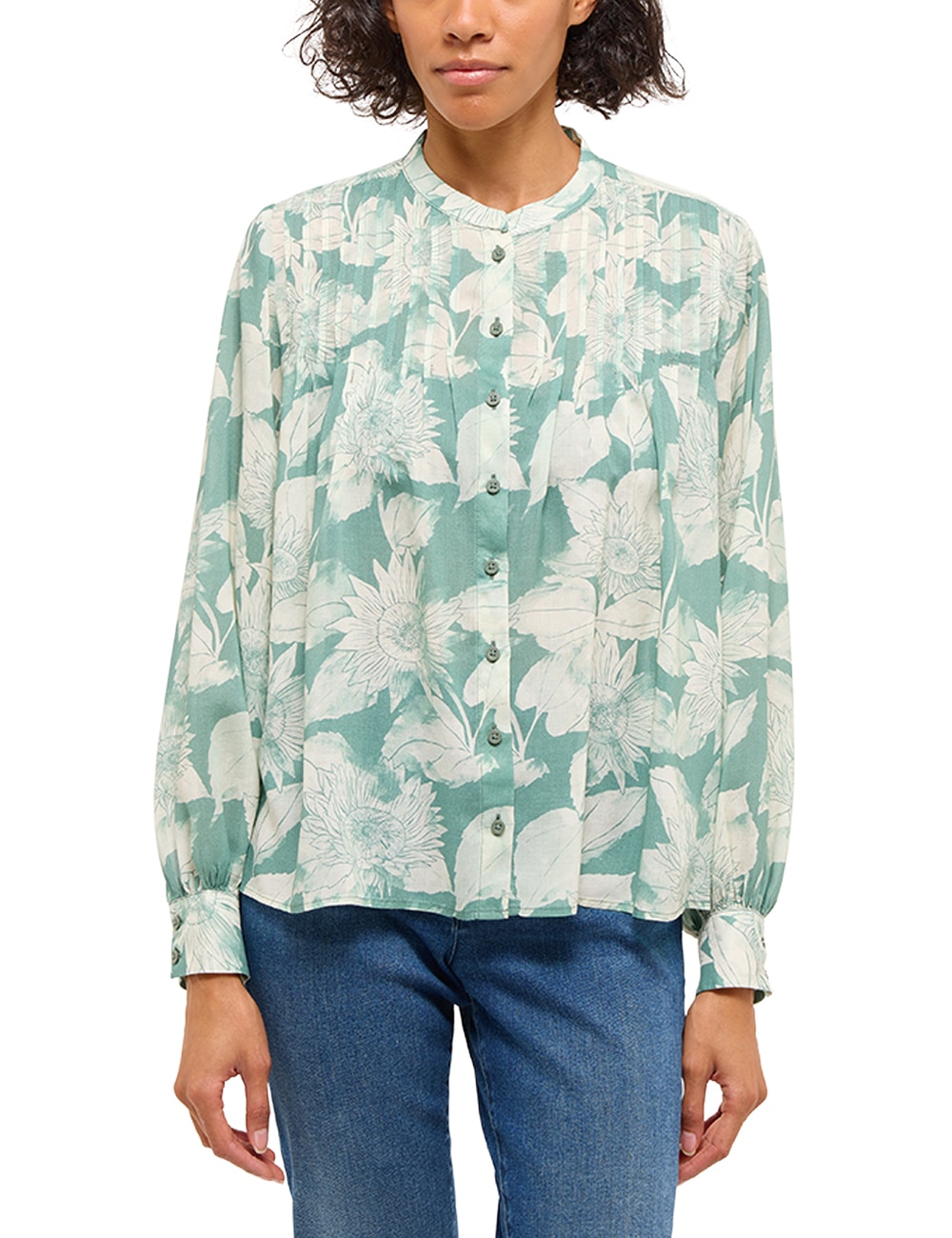 MUSTANG Langarmbluse »Damen Style Feminine blouse«