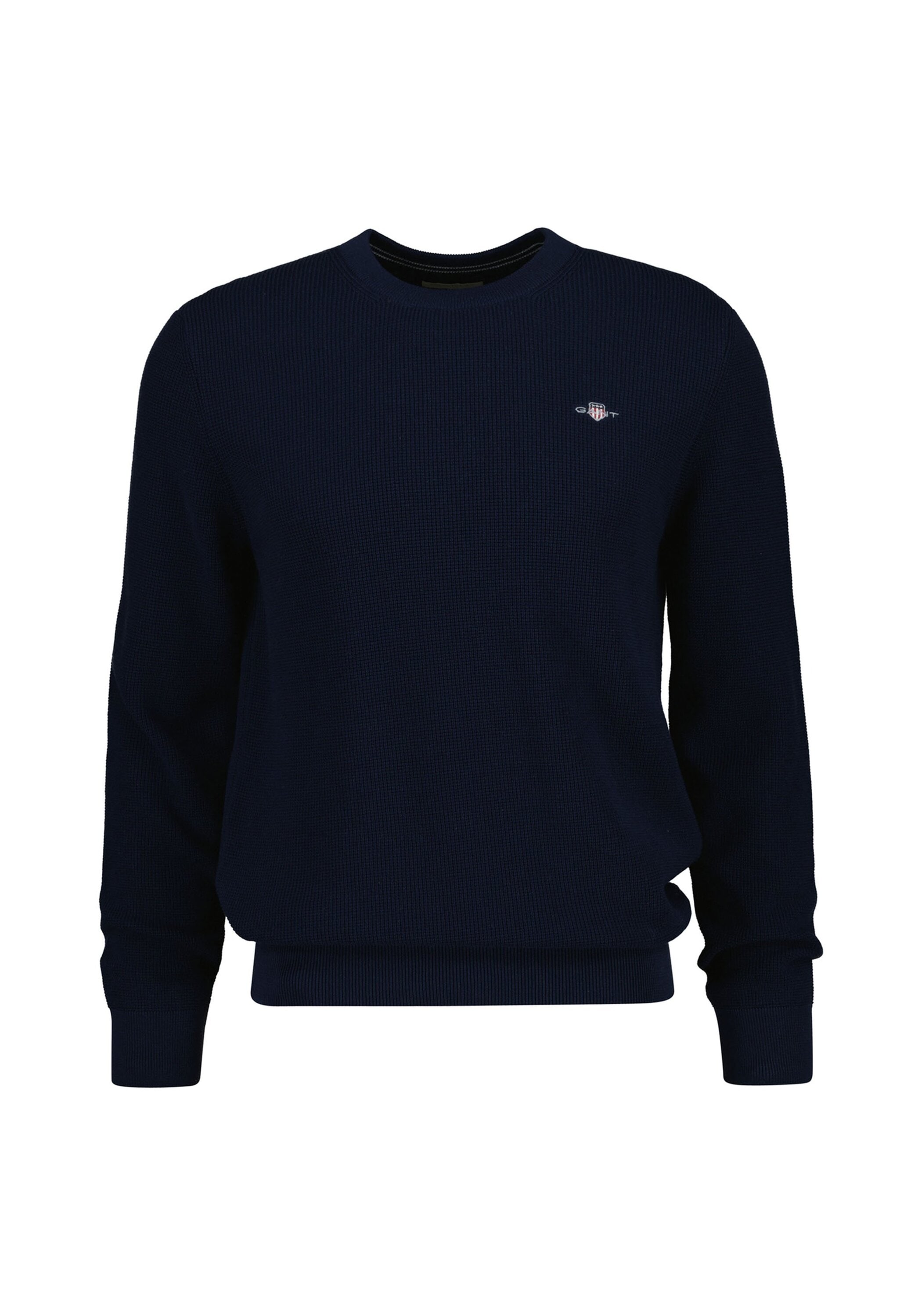 Gant Sweater »Strickpullover MICRO TEXTURED COTTON C-NECK 1er Pack«, 1 tlg.

