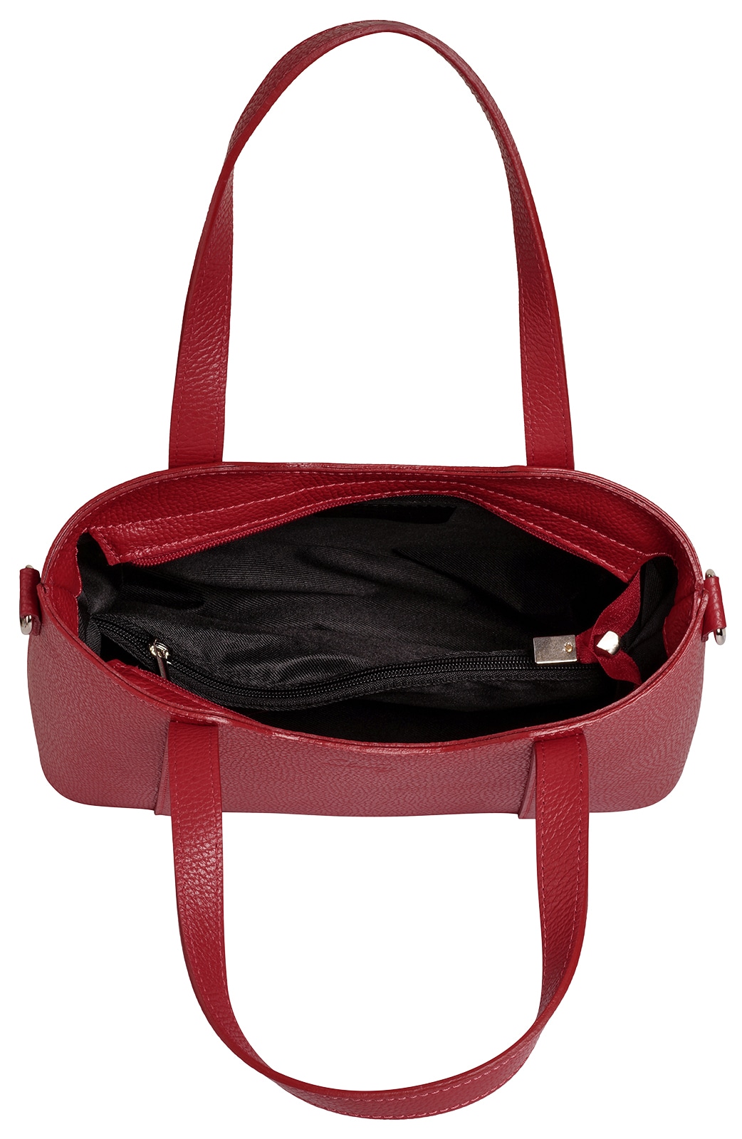 Cluty Henkeltasche echt Leder, Made in Italy
