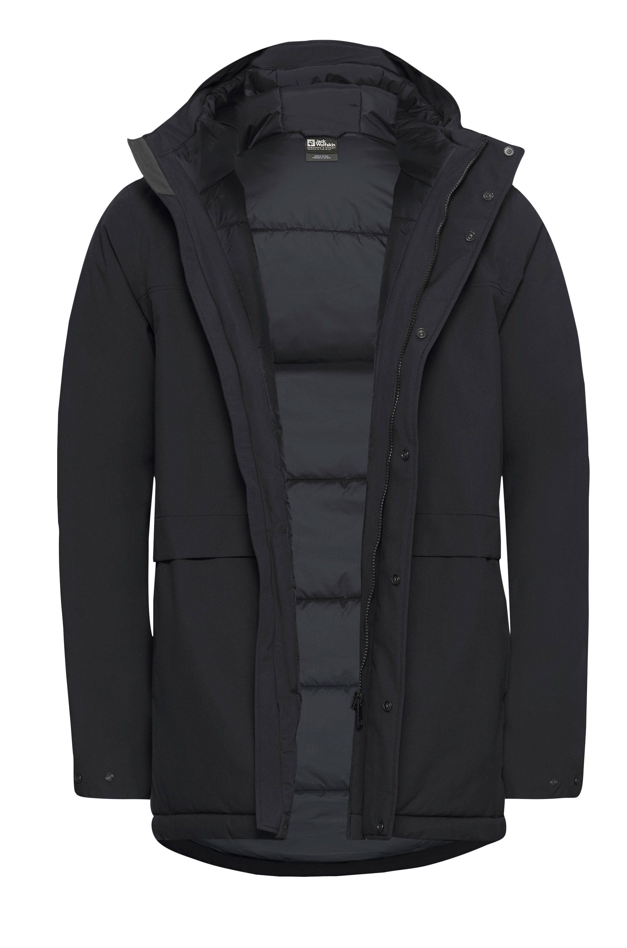 Jack Wolfskin Wintermantel »COLD CAMP COAT M«, Wärmend, winddicht, Übergangsjacke
