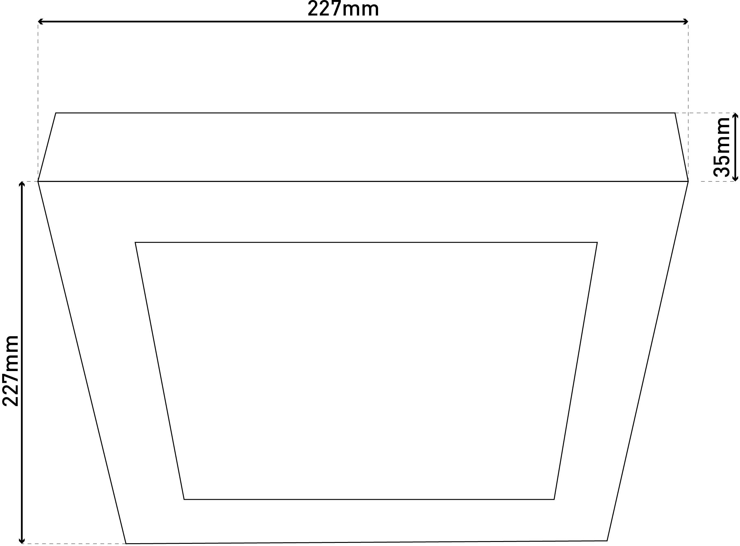 näve LED Einbauleuchte »Komplex«, 1 flammig, Leuchtmittel LED-Modul | LED fest integriert, auch Aufbau, CCT, Lichtfarbe über Geräteschalter einstellbar, eckig