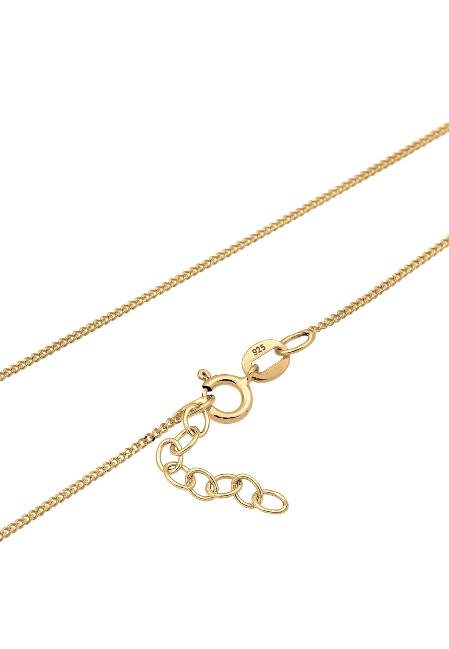 Elli Kette ohne Anhänger »Halskette Krone Glas Kristalle Emaille 925 Sterling Silber«