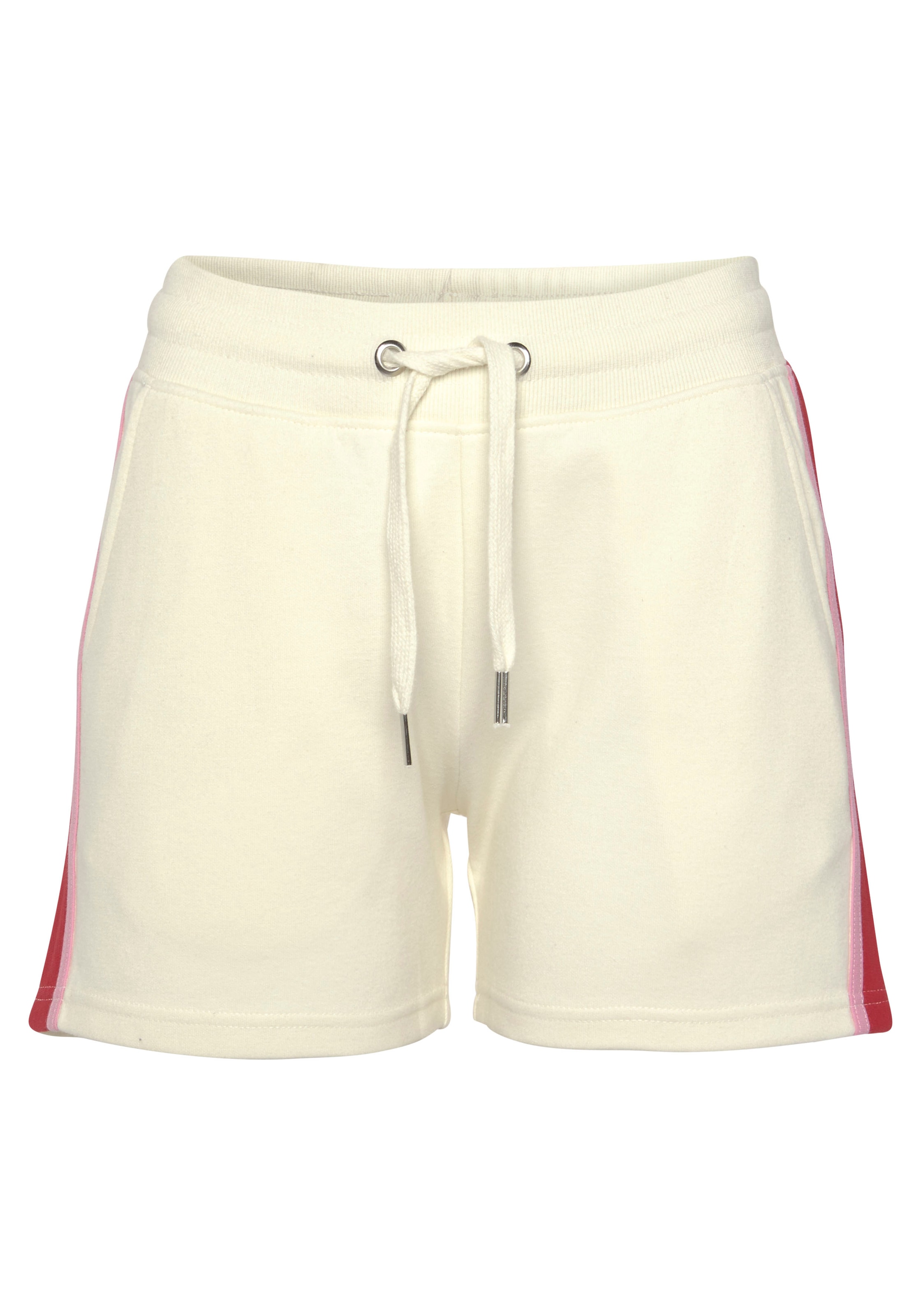 Vivance Sweatshorts, (1 tlg.), mit Kontrast Einsätzen, Loungewear