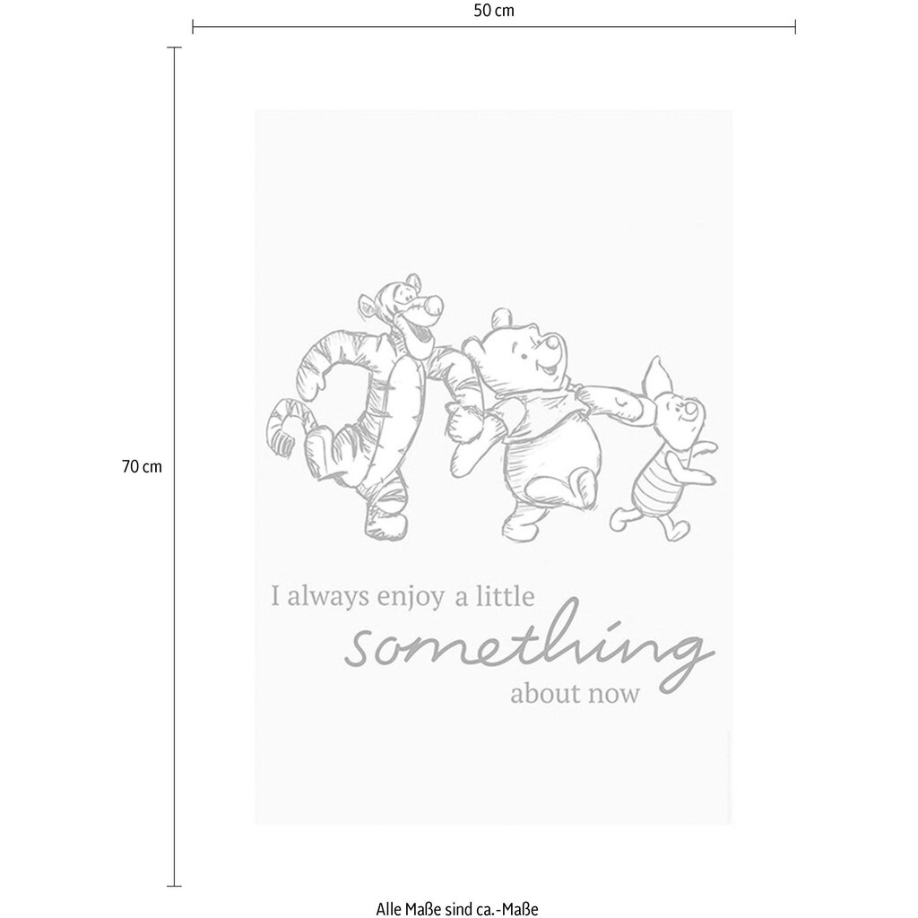 Komar Poster »Winnie Pooh Little Something«, Disney, (1 St.)