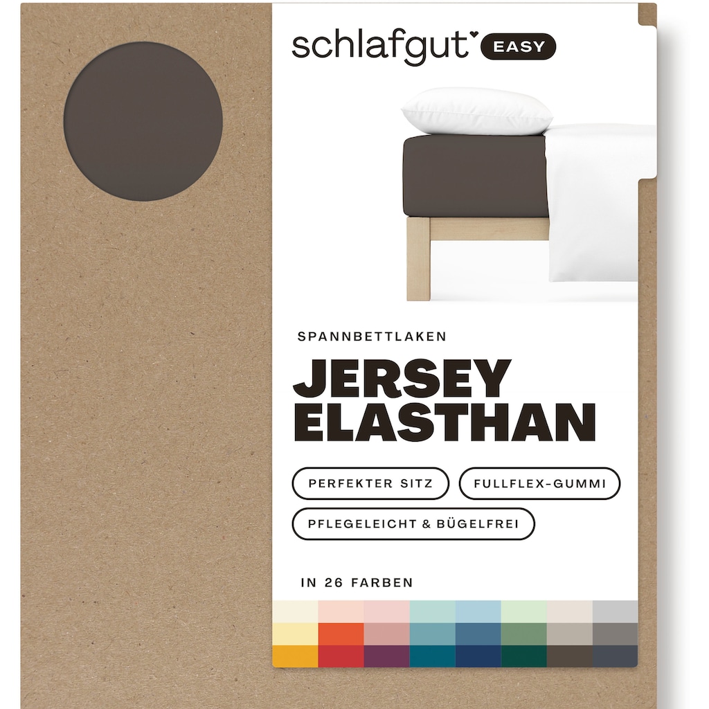 Schlafgut Spannbettlaken »EASY Jersey Elasthan«