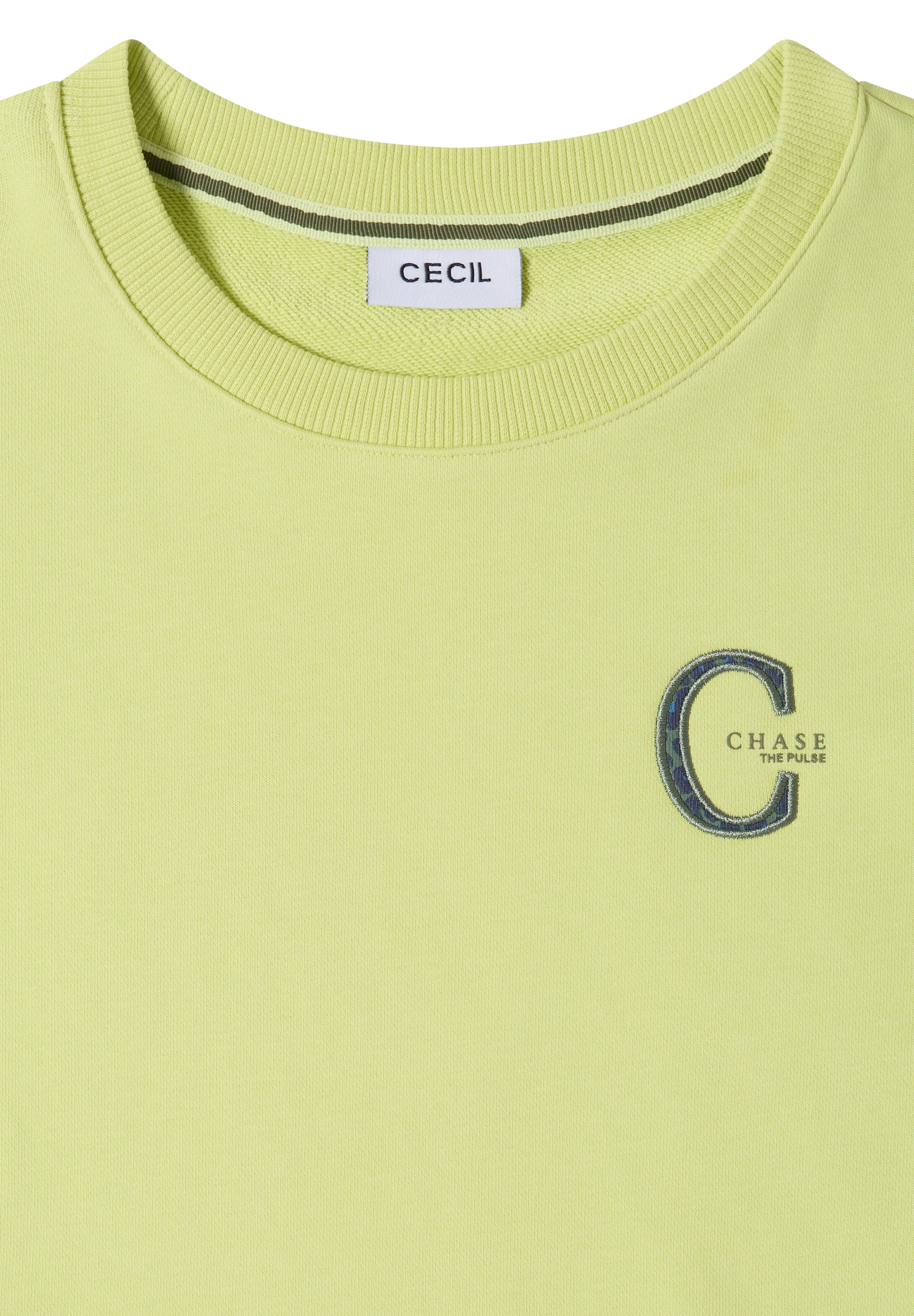 Cecil Sweater , mit Rundhals und Tunnelzug
