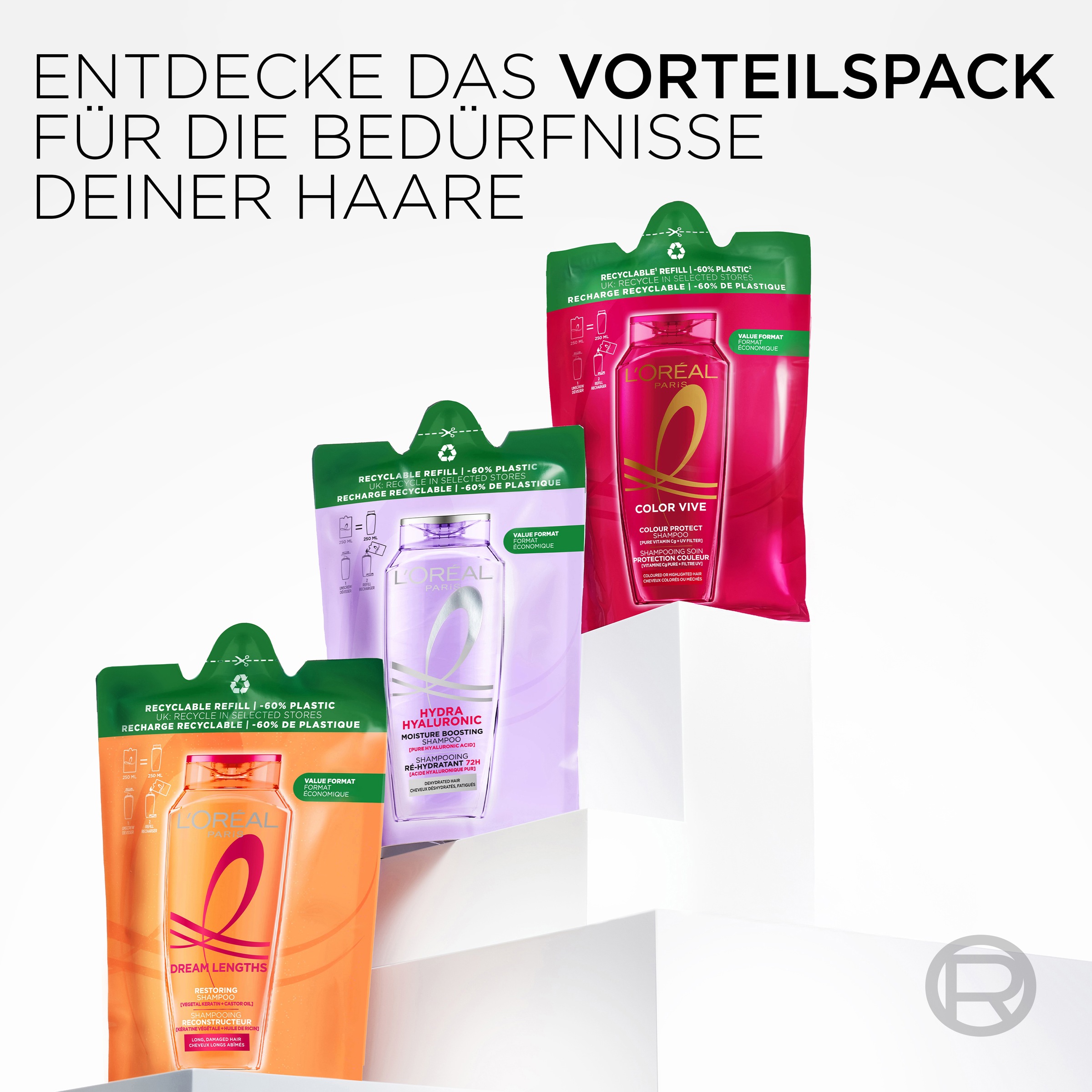 L'ORÉAL PARIS Haarshampoo »ELVITAL DREAM LENGTH SUPER AUFBAUSHAMPOO NP«