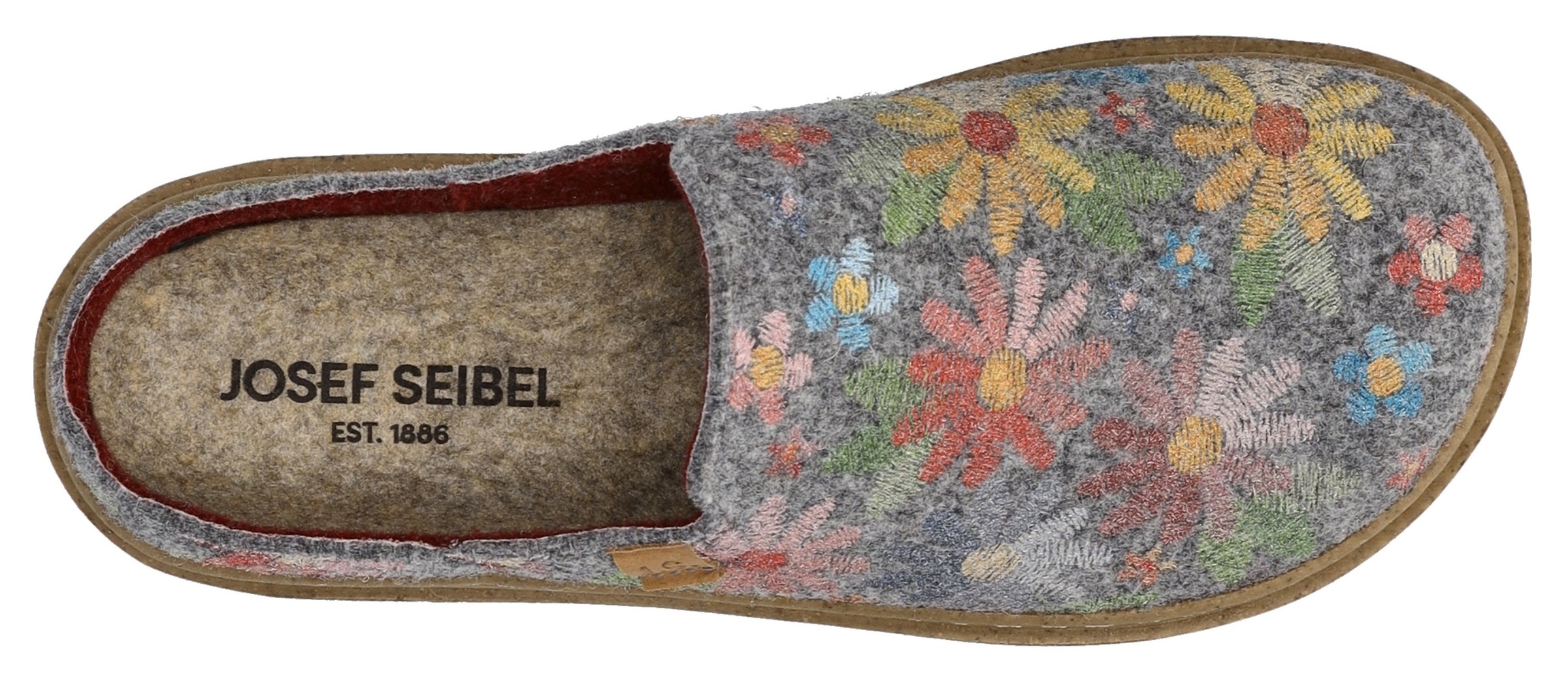 Josef Seibel Hausschuh »Charmaux 01«  Pantoffel, Slipper mit modischer Plateausohle, Weite G (=weit)