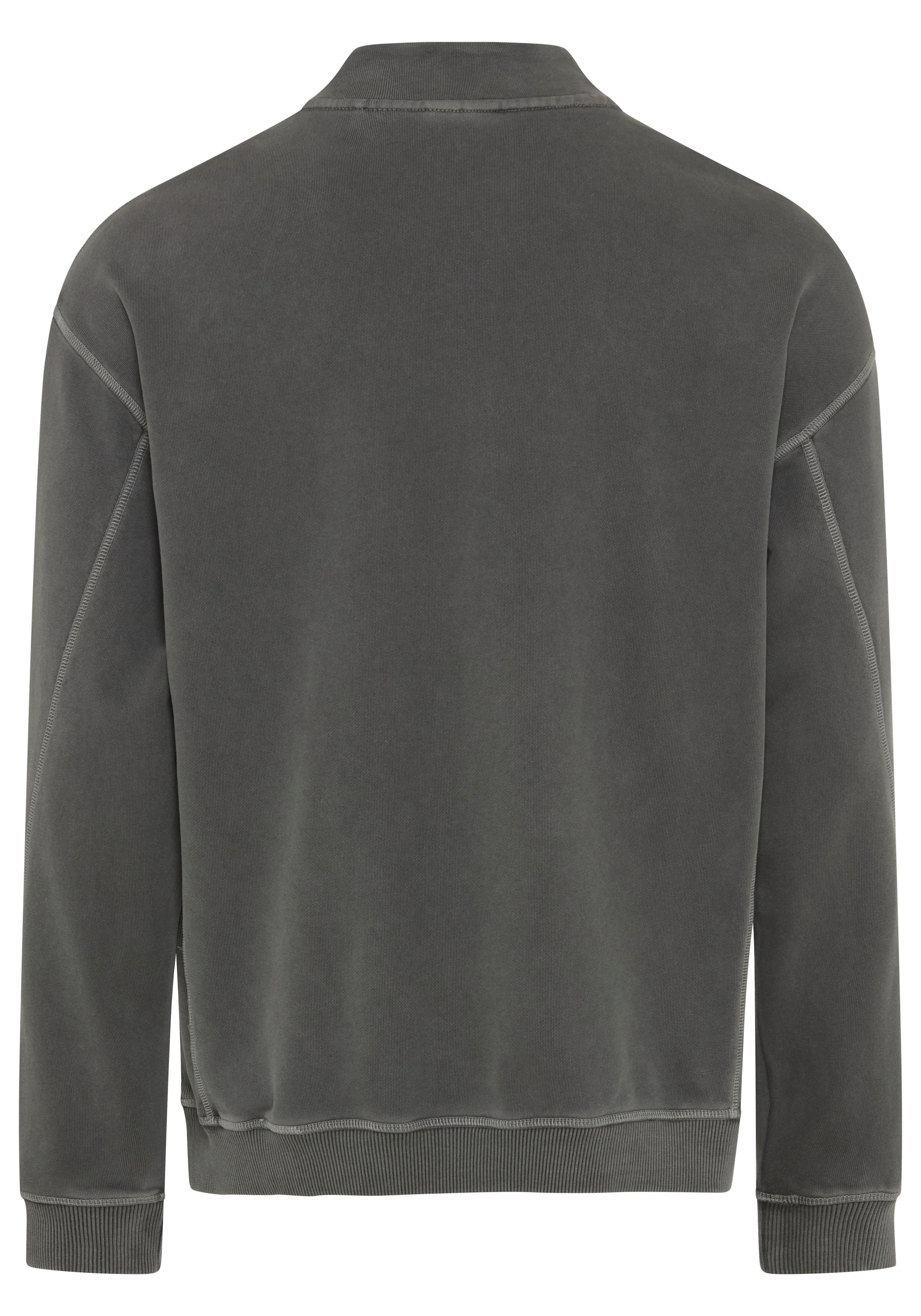 HUGO Sweatshirt »Nevezip«, Vintage-Look, Loose Fit, reine Baumwolle
