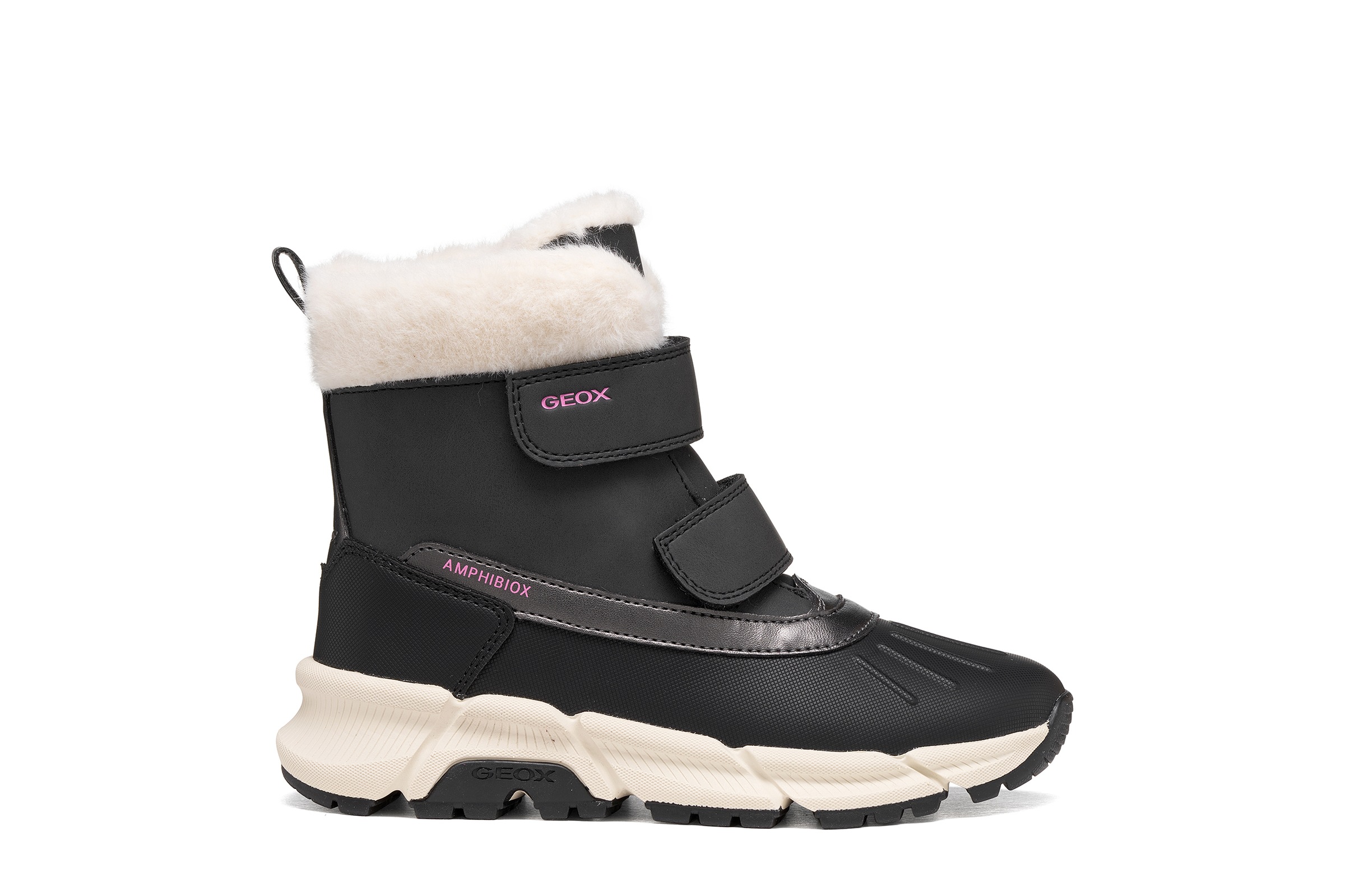 Geox Winterboots »J FLEXYPER PLUS GIRL«  Klettboots, wasserabweisend, Warmfutter, Größenschablone zum Download
