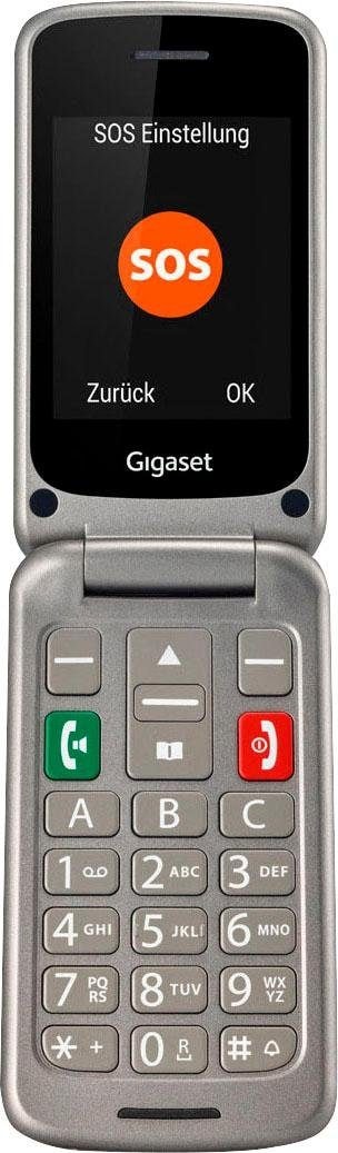 Gigaset Klapphandy »GL590«, Titan-silber