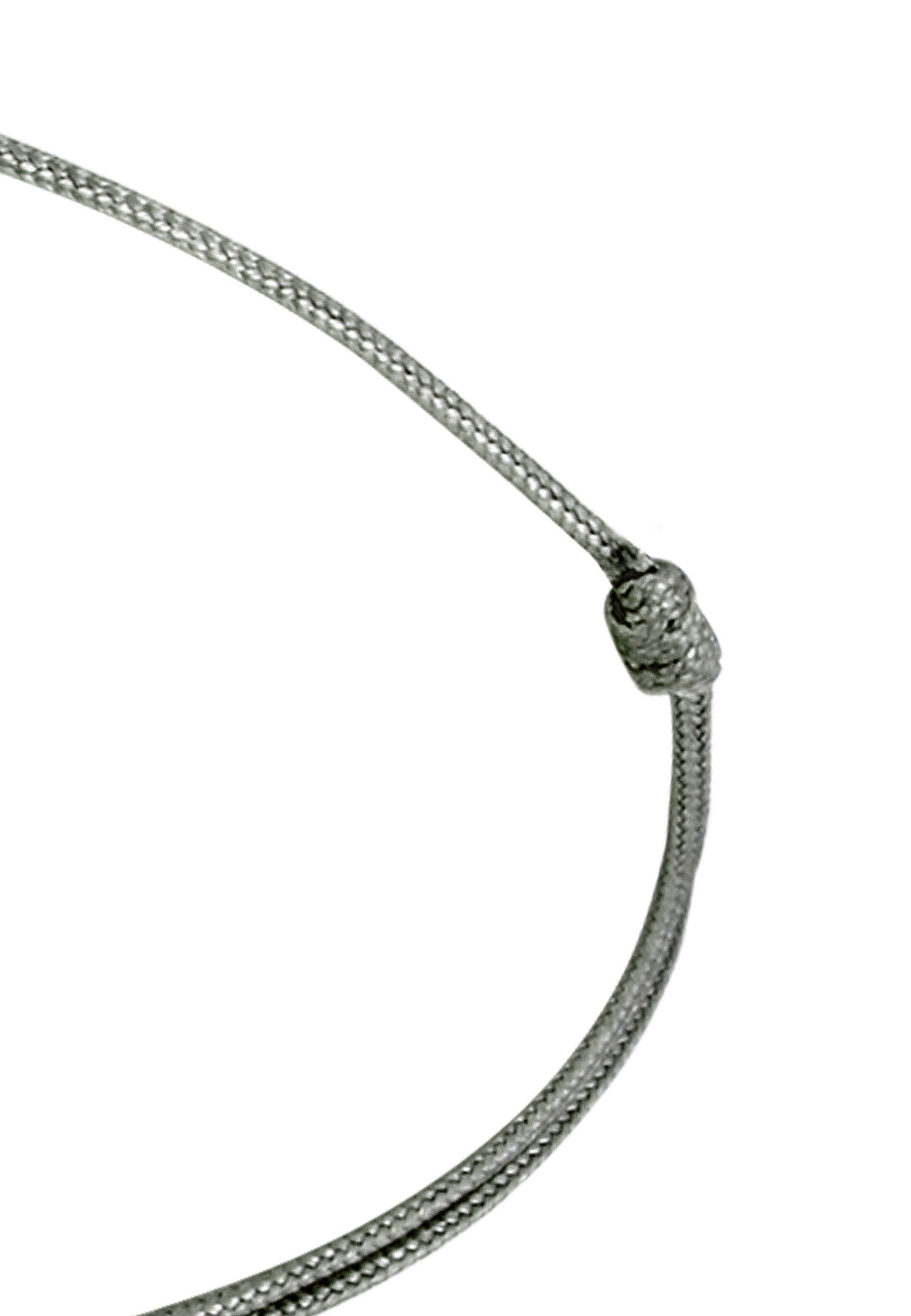 Elli Armkette »Armband Stern Astro Symbol Nylon Band 925 Sterling Silber vergoldet«