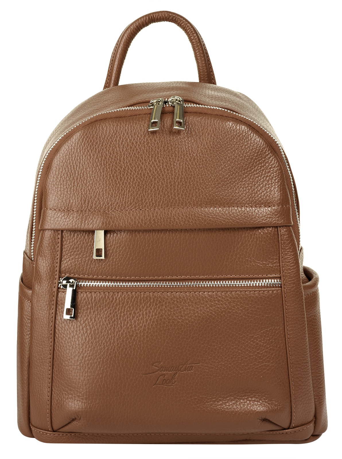 Samantha Look Cityrucksack, echt Leder, Made in Italy