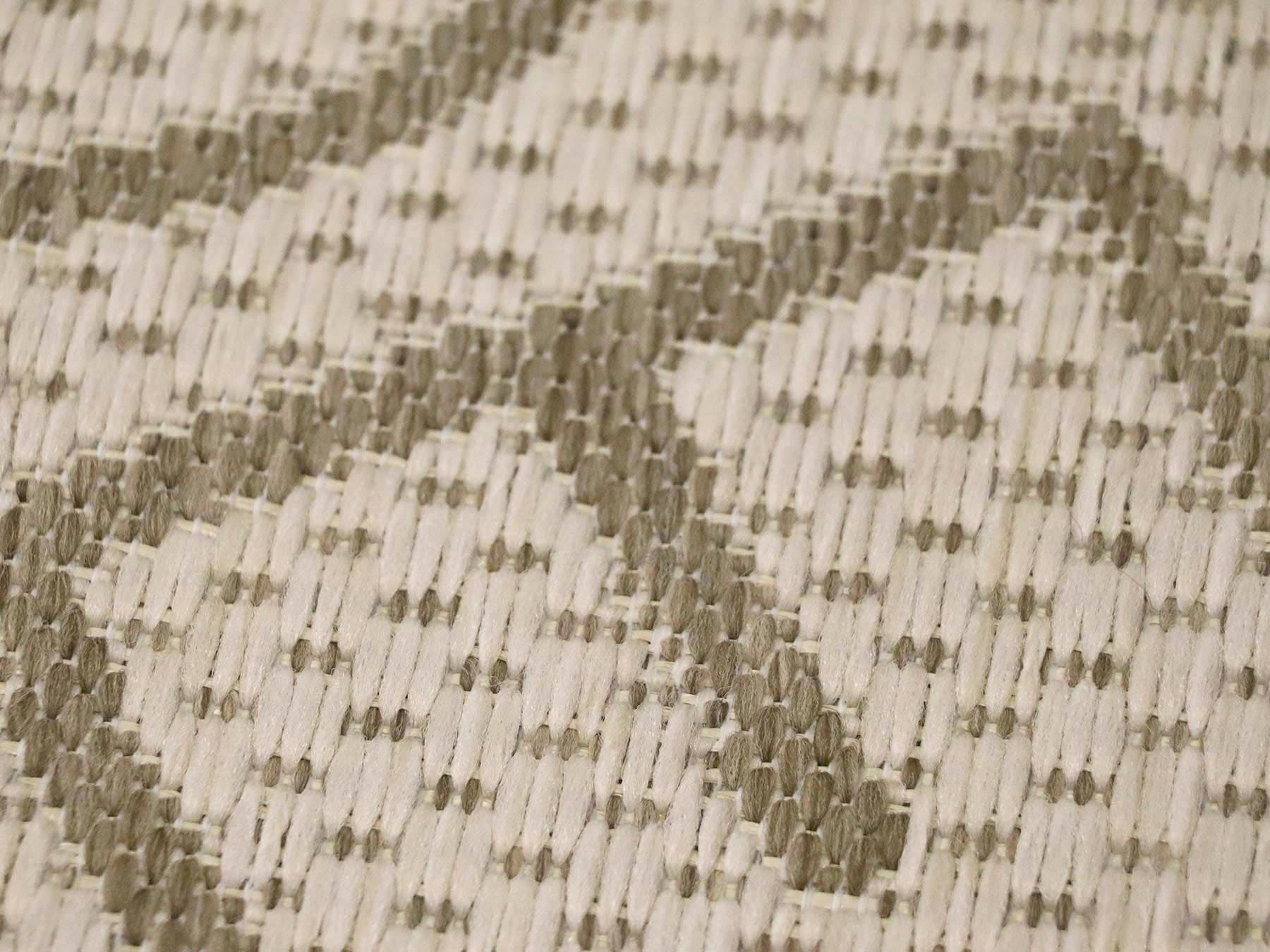 Primaflor-Ideen in Textil Kinderteppich »CABANE - ABC«, rund, 3 mm Höhe, Flachgewebe, ABC Buchstaben Bordüre, In- und Outdoor geeignet