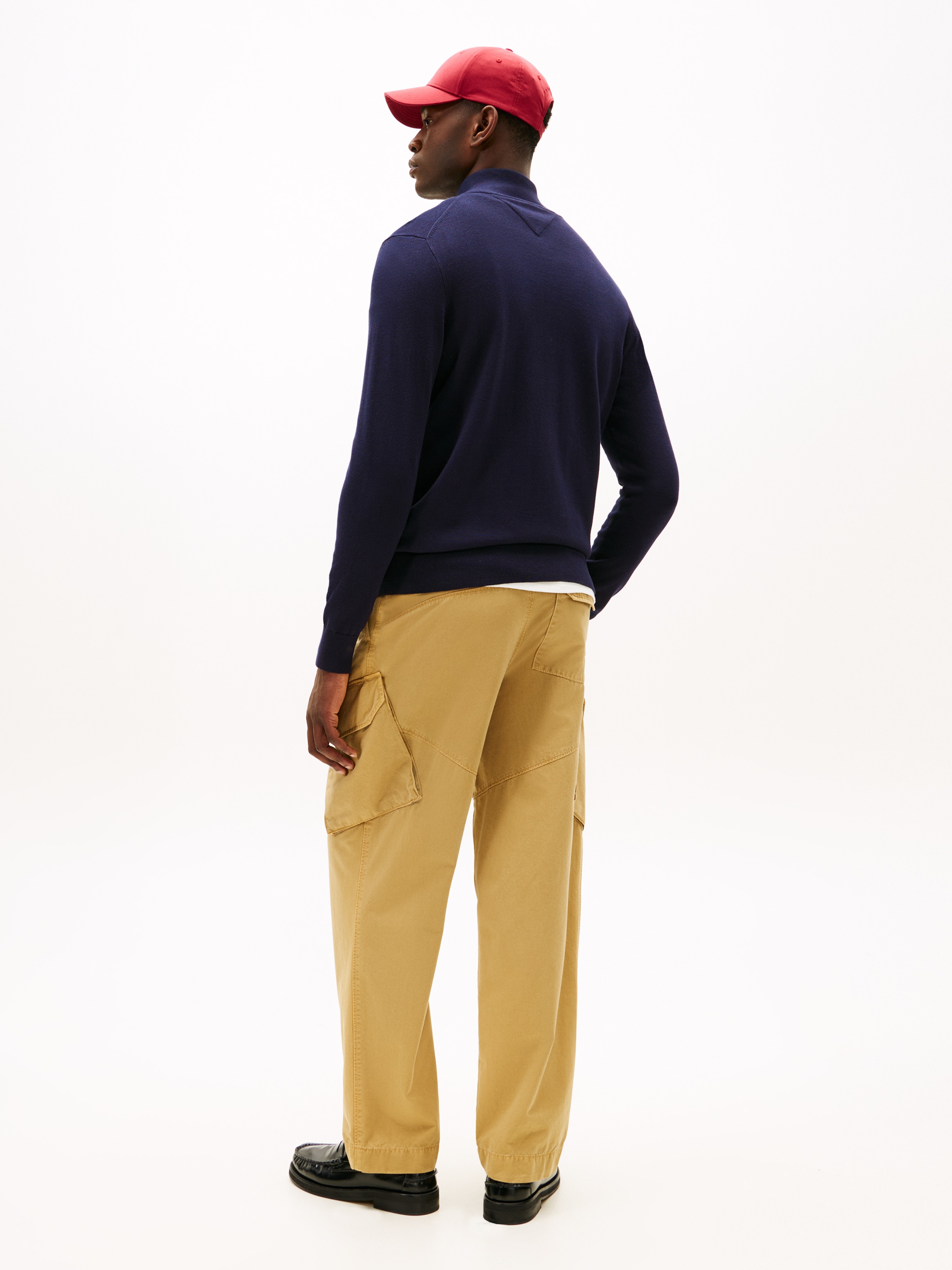 Tommy Hilfiger Strickjacke »ESSENTIAL COTTON ZIP THRU«, mit Logostickerei