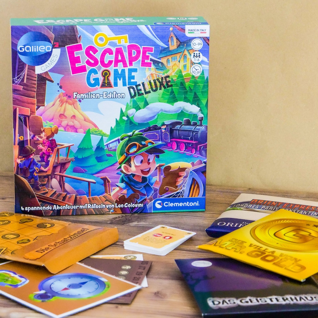 Clementoni® Spiel »Galileo, Escape Game Deluxe«, Made in Europe