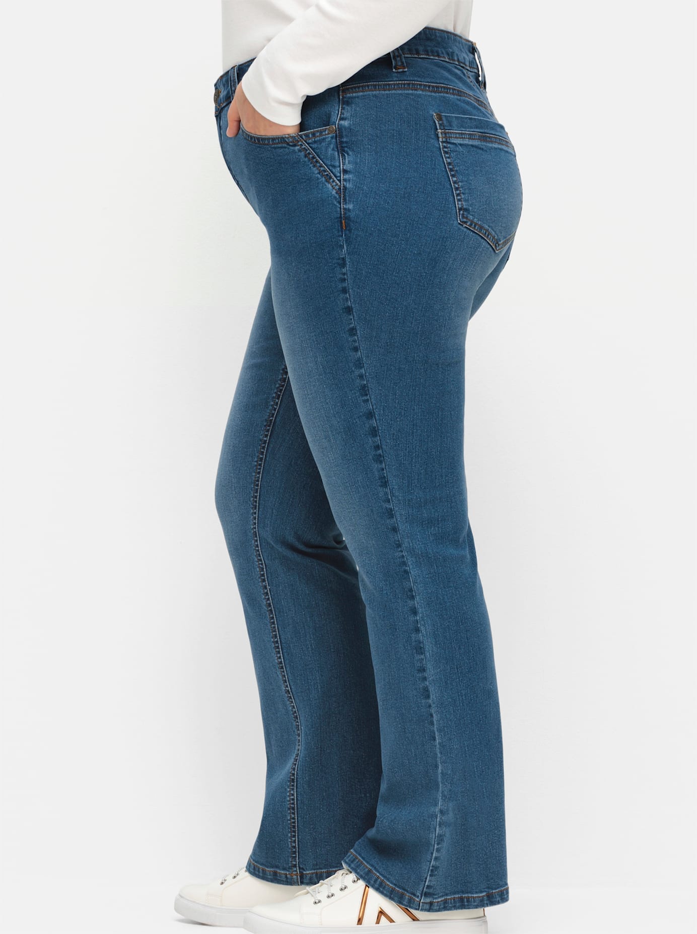 Sheego 3/4-Jeans, (1 tlg.)