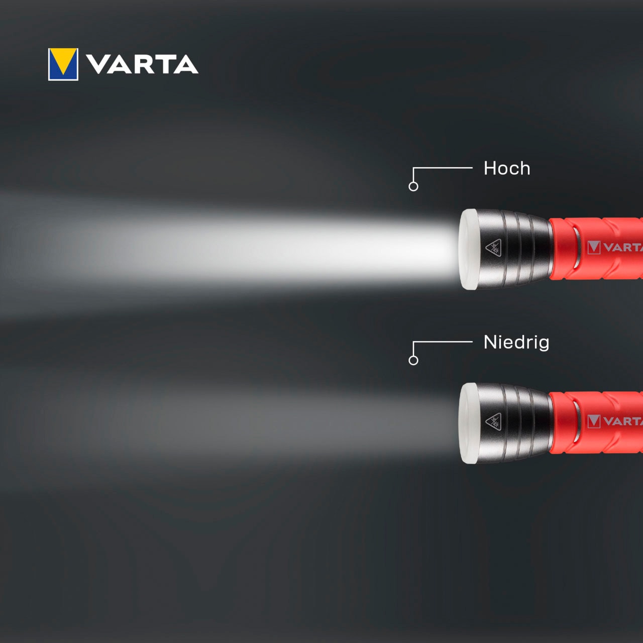 VARTA Taschenlampe »Outdoor Sports F10 Taschenlampe inkl. 3x LONGLIFE Power AAA Batterien«