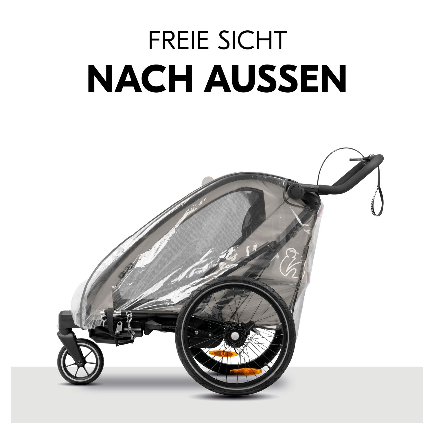 Hauck Regenverdeck »Bike N Walk Duo Raincover« für Bike N Walk Fahrradanhänger