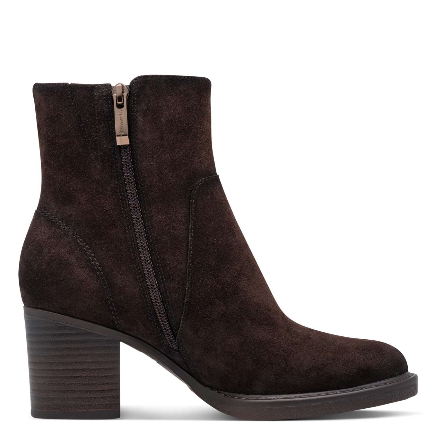 Tamaris Stiefelette  Blockabsatz, Ankleboots mit seitlicher Verzierung