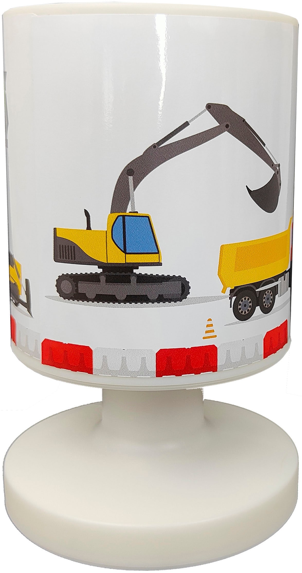 Niermann LED Tischleuchte »Akku-Tischleuchte Baustelle« LED-Modul 1 Stk. 1 x LED 1,5W in bunt, Größe Ø 13 cm Höhe: 20,5 cm