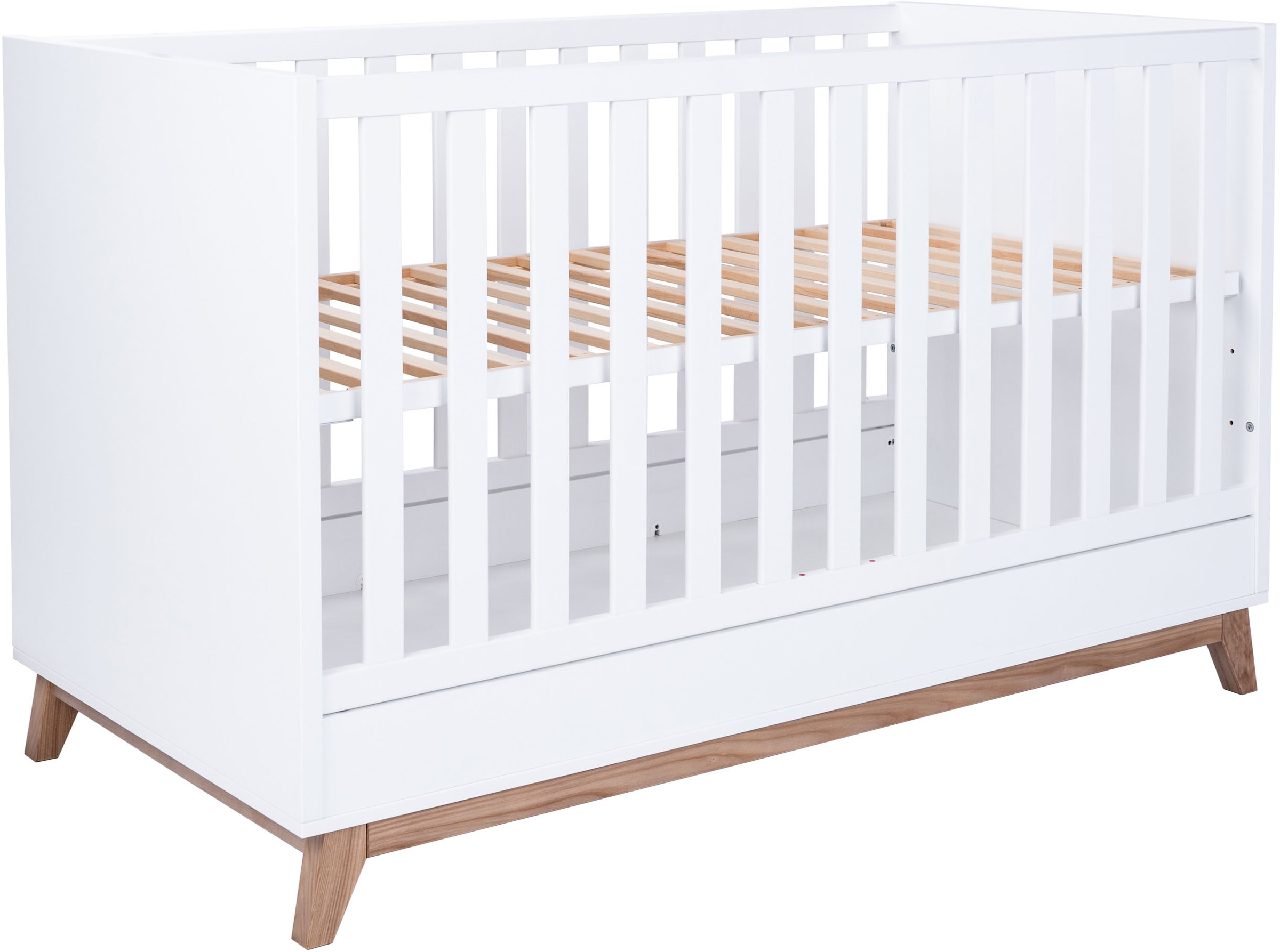 arthur berndt Babymöbel-Set »Babyzimmer Set »Lina« 2-teilig«, (Spar-Set, 2 tlg., Babymöbel-Set »Lina« bestehend aus Kinderbett und Wickelkommode)