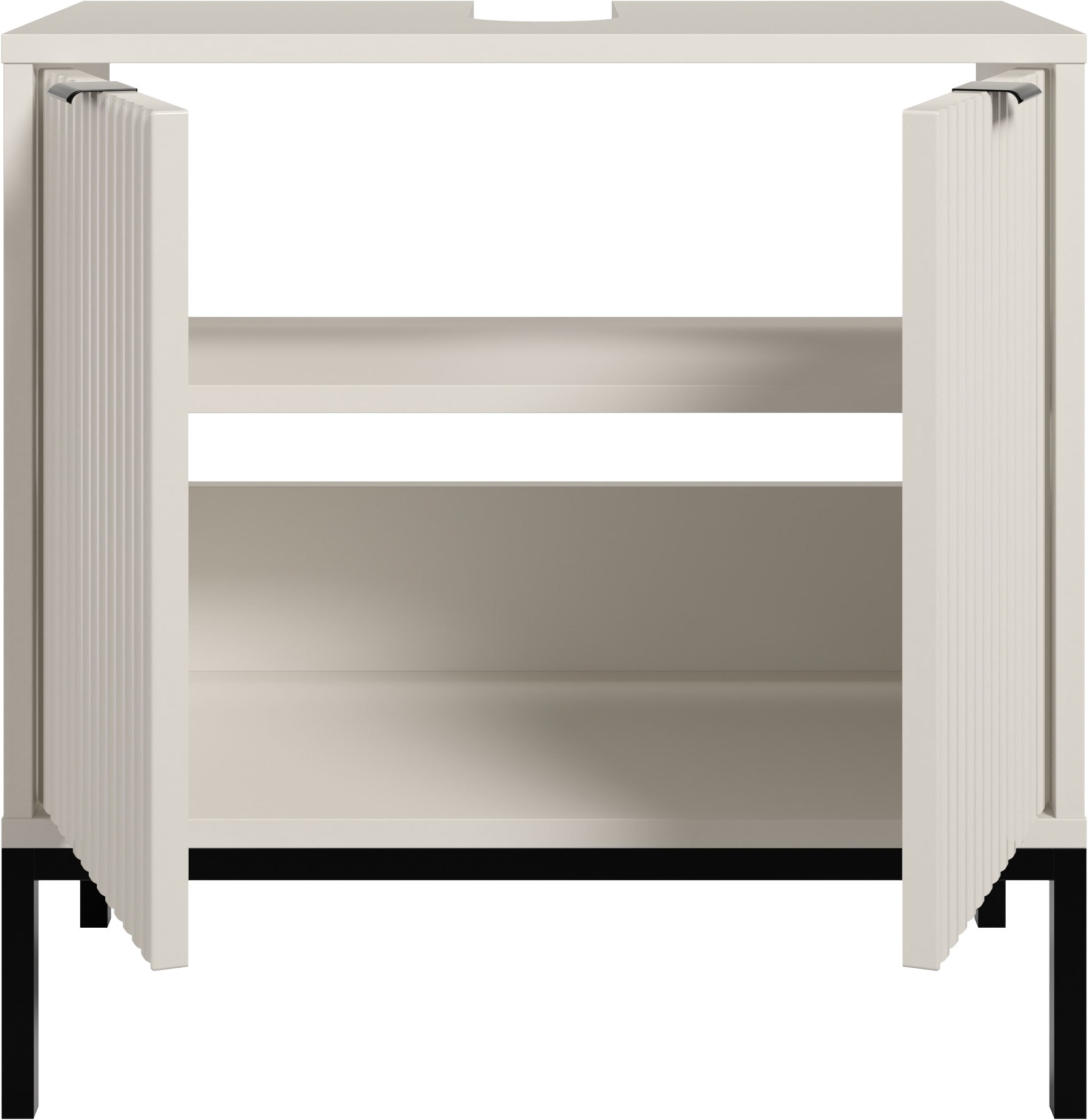 BASIC by Balculina Waschbeckenunterschrank »Lucera Waschbeckenunterschrank, Badezimmerschrank BxHxT 60x60x32« 1 Stk. tlg. Breite 60 cm, Tür L/R montierbar