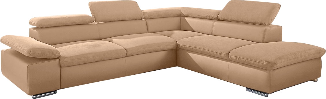 Ecksofa Valantine V, wahlweise mit Bettfunktion