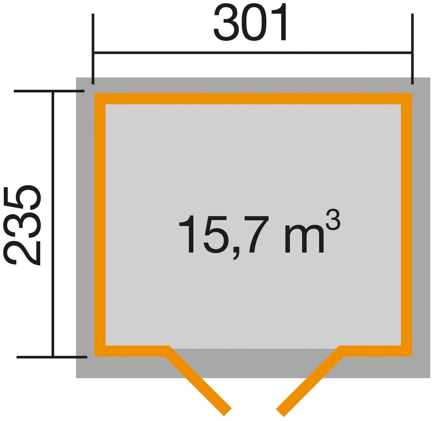 weka Gartenhaus »122 DT«