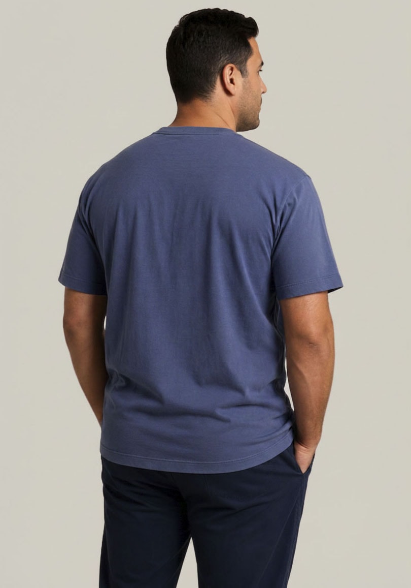 Man's World Plus Rundhalsshirt »auch in Grosse Größen bis Gr. 7XL Ärmel-Fit« Regular Fit, Kurzarm, mit Print, bedruckt, aus Single Jersey