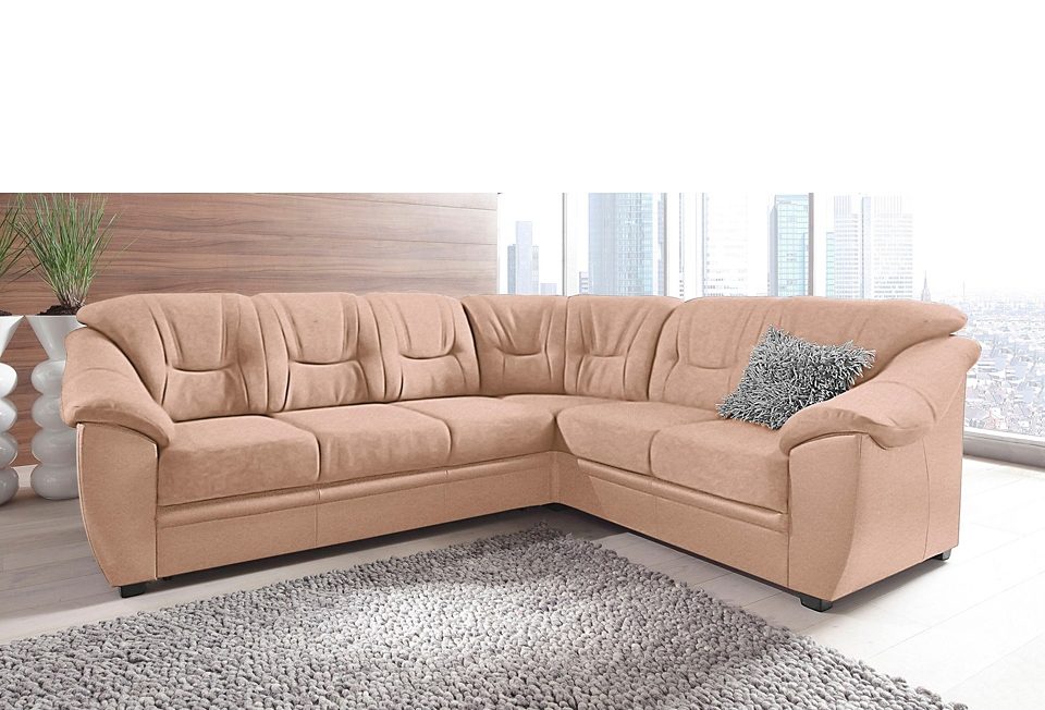 sit&more Ecksofa "Savona" optional Schlaffunktion, Federkern