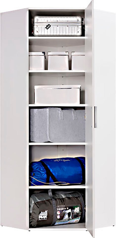 Procontour Mehrzweckschrank »Eckschrank Clara BESTSELLER!«, (OTTOs Choice), Höhe 167cm, mit variabel verstellbaren Einlegeböden