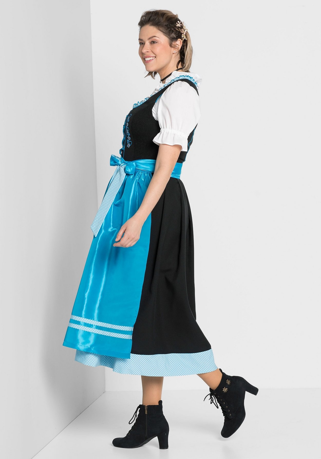 Sheego Dirndl »Dirndl mit Schürze 2tlg.«, mit Schürze 2tlg.