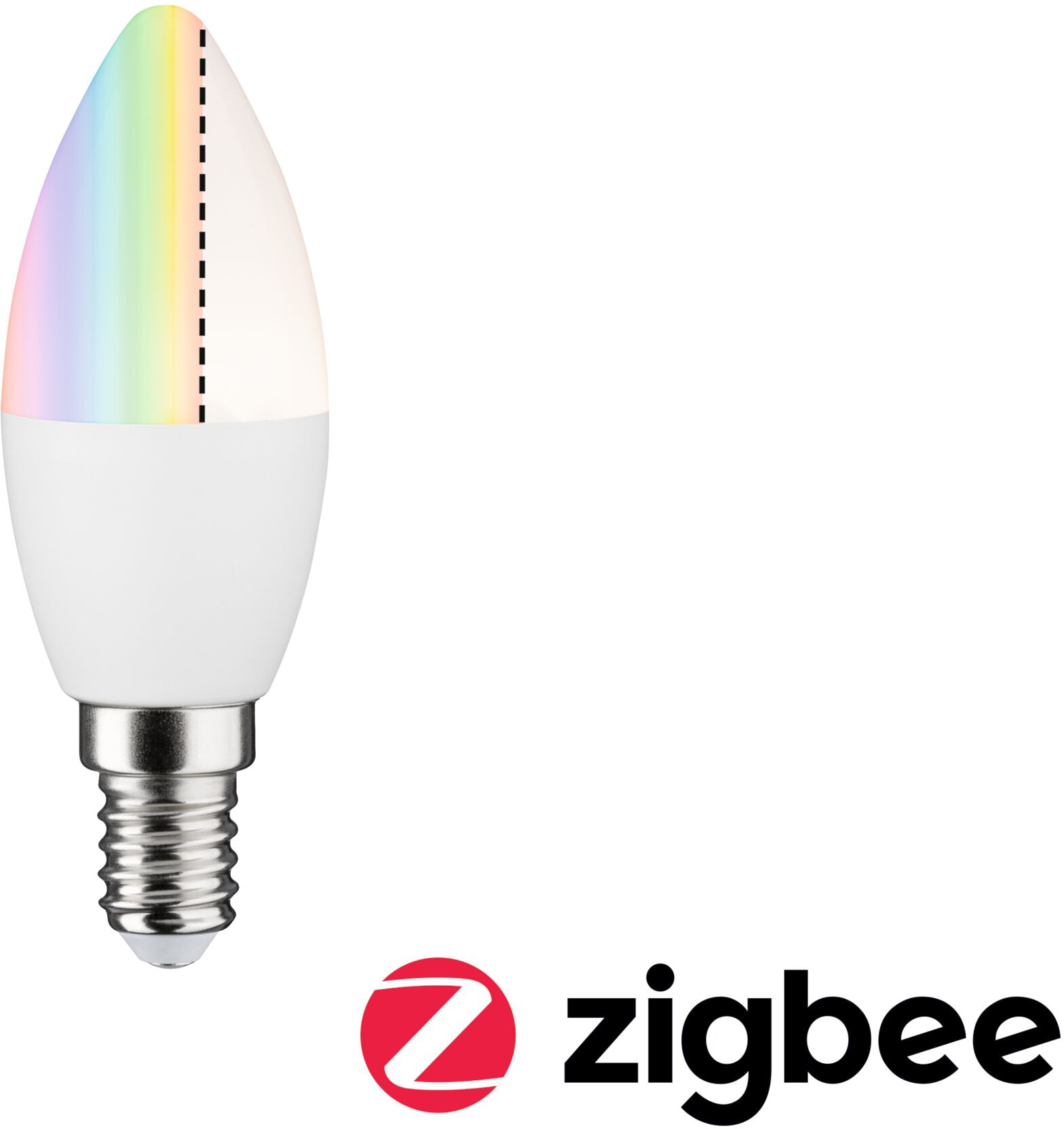 LED-Leuchtmittel »Smart Home Zigbee Kerze 6,3 W Matt E14 RGBW«, E14, 1 St., Farbwechsler