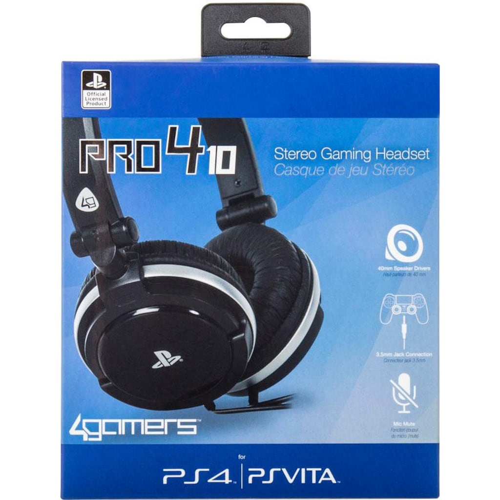 4Gamers Gaming-Headset »PS4/PSVita PRO4-10 Stereo«