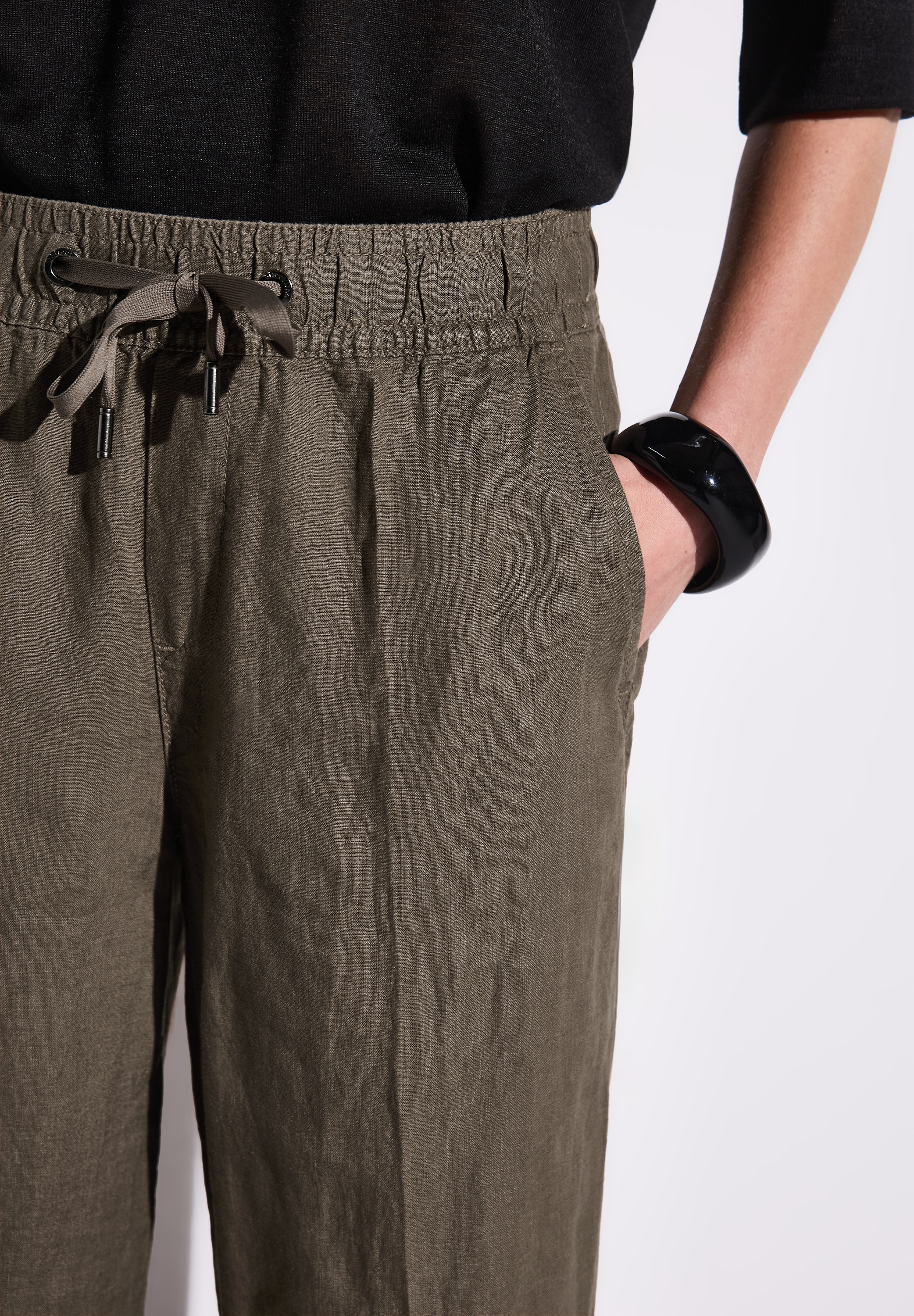 STREET ONE Culotte »Styel EMEE«, mit elastischem Bund mit Tunnelzug
