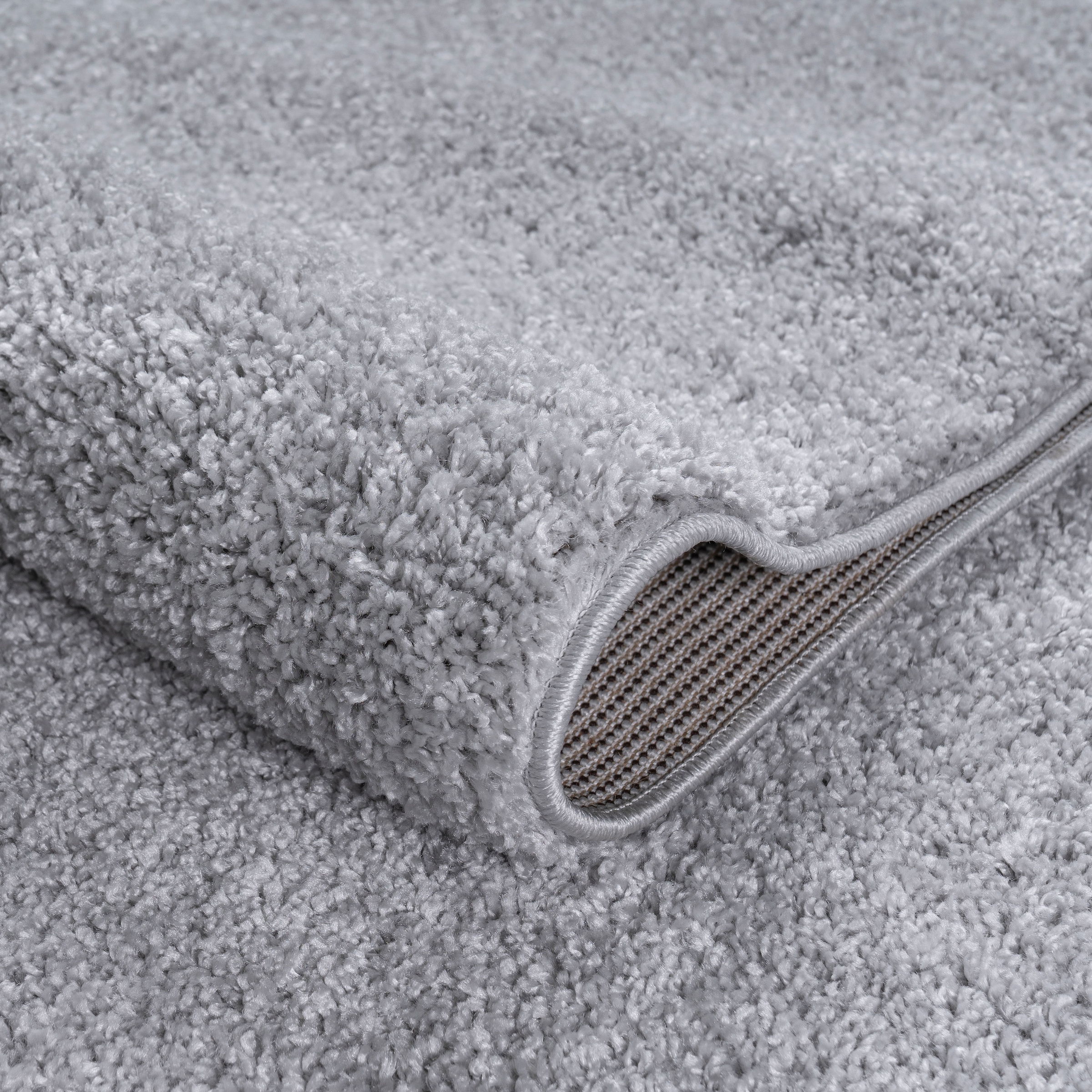 my home Läufer »Viva« rechteckig 45 mm Höhe Läufer, Brücke, Uni-Farben, einfarbig, besonders weich und kuschelig