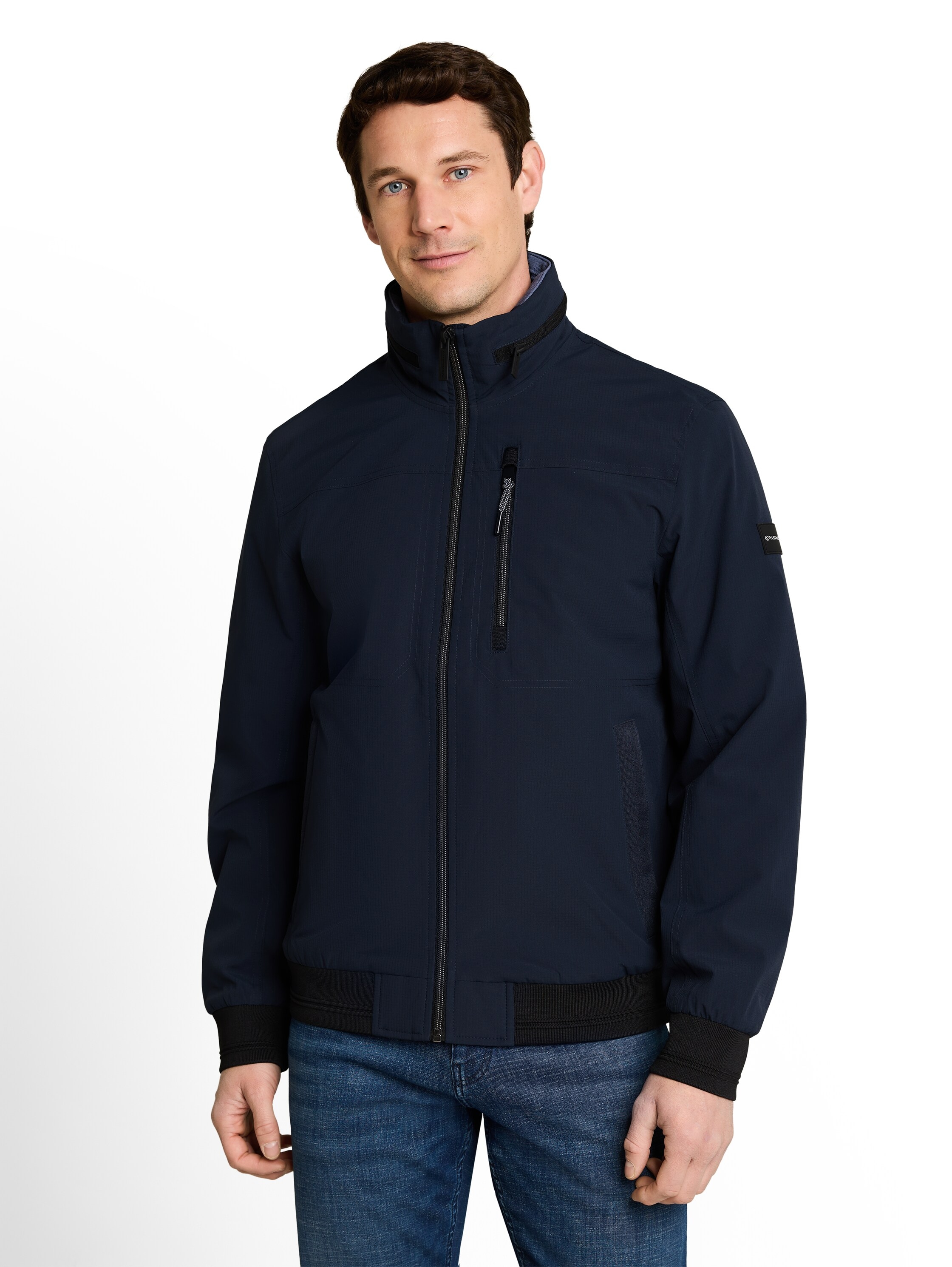 TOM TAILOR Blouson »Regular« mit Kapuze Sweatjacke mit Reißverschluss