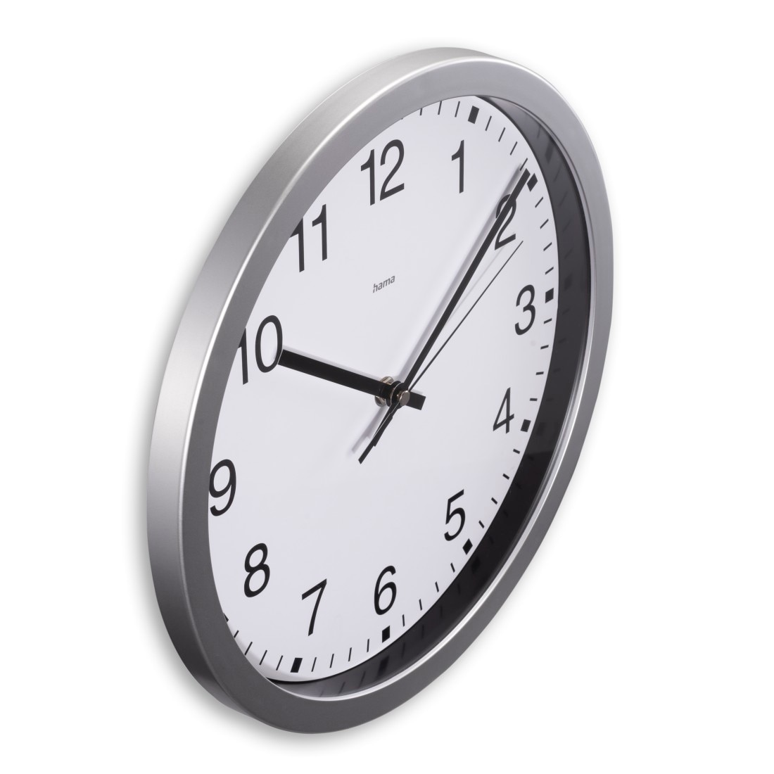 Hama Wanduhr »Wanduhr "Mallorca", Ø 30 cm, Silber«