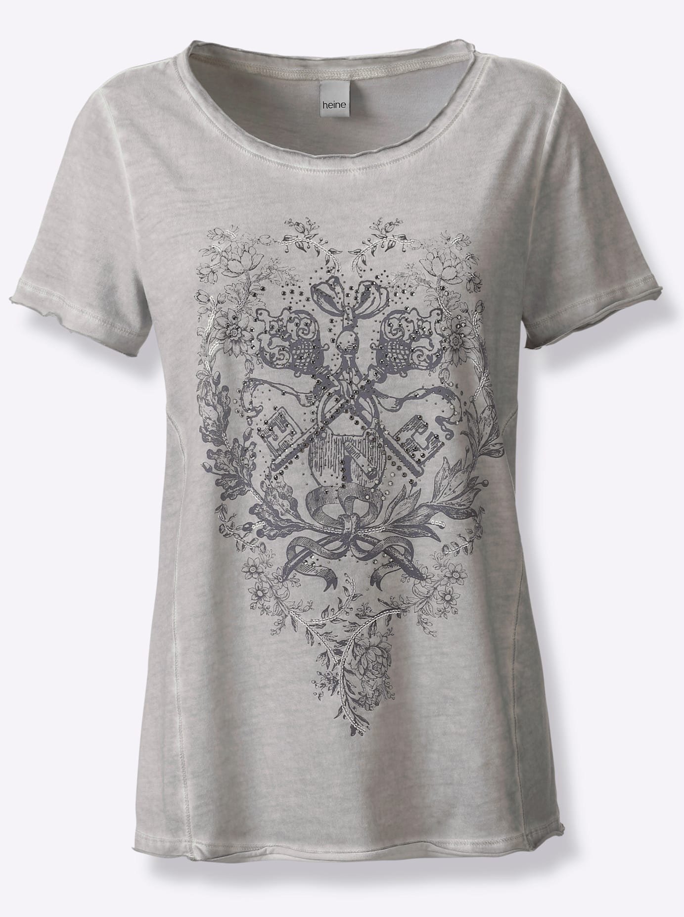 heine V-Shirt »Shirt«, (1 tlg.)