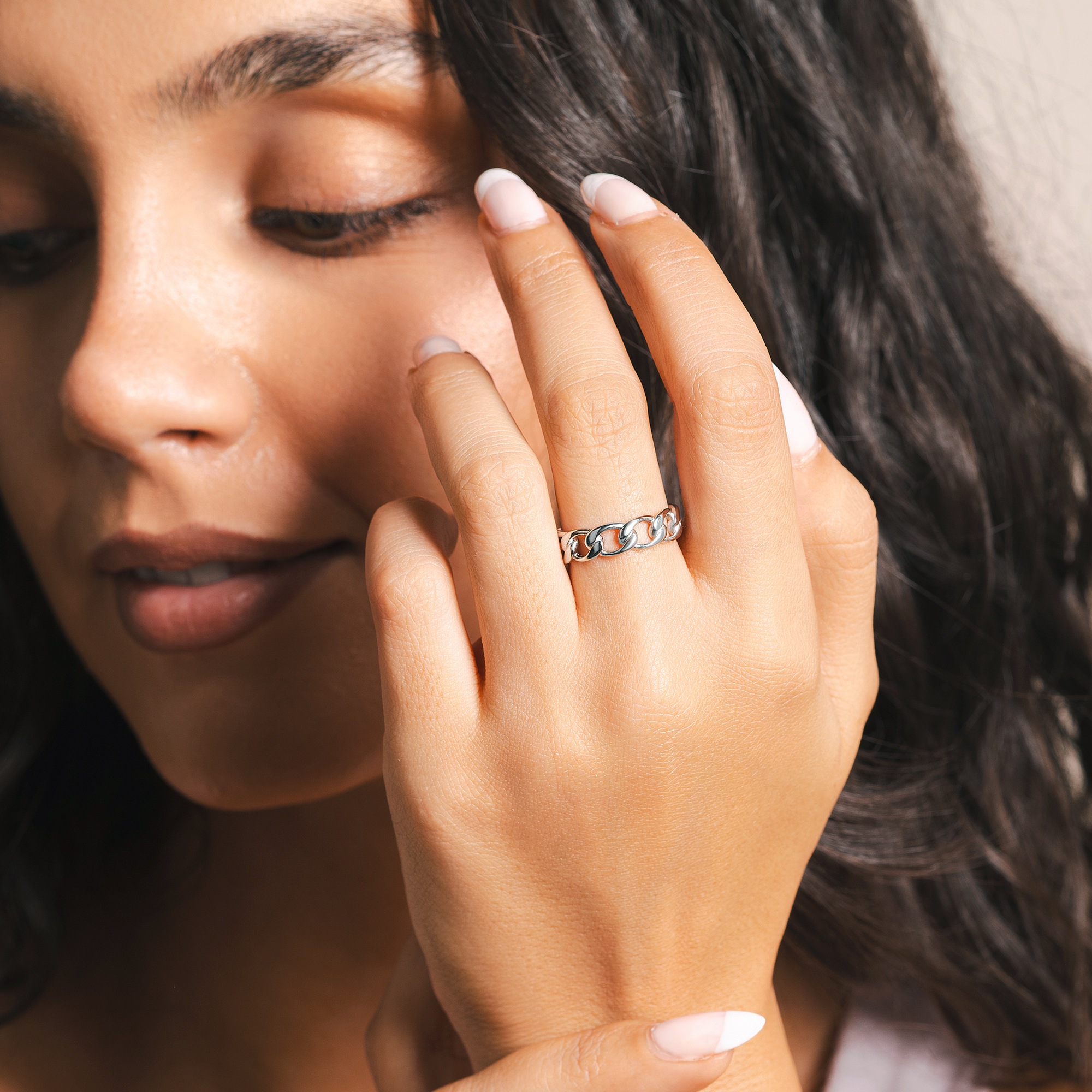 Adelia´s Fingerring »Damen Ring aus Edelstahl«
