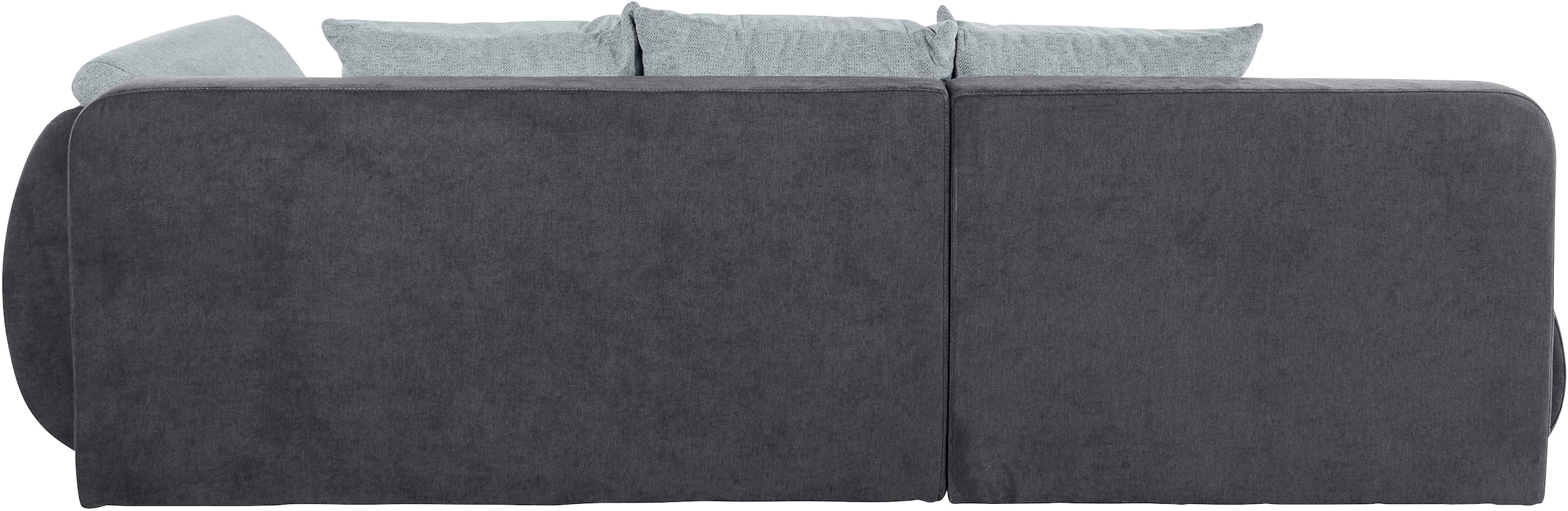 Home affaire Ecksofa »Imola, elegant und modern, aktuelle Steppung im Sitz, bequem, L-Form« frei im Raum stellbar, wahlweise mit Bettfunktion und Bettkasten